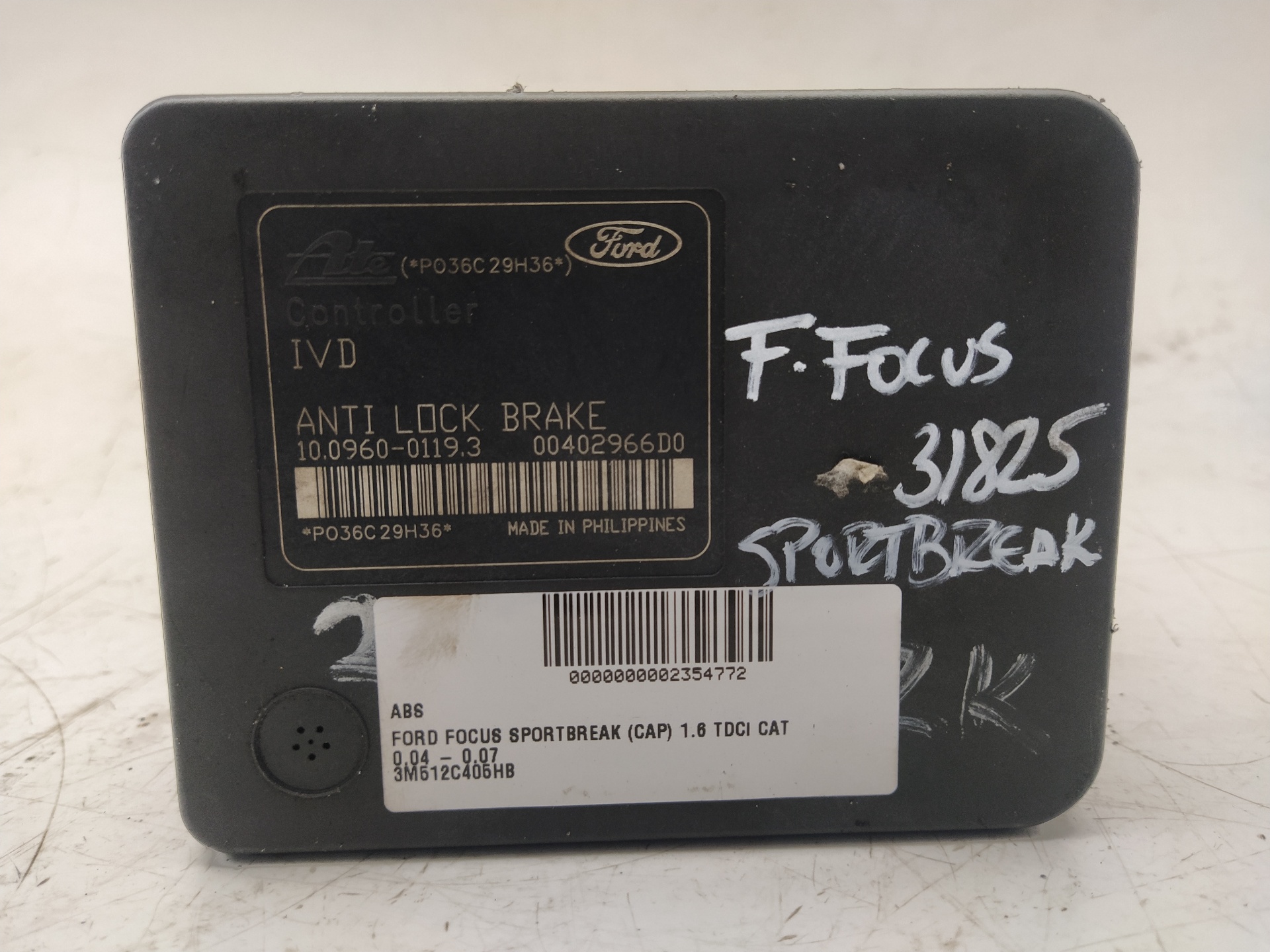 FORD Focus 2 generation (2004-2011) ABS pump 3M512C405HB 23659030