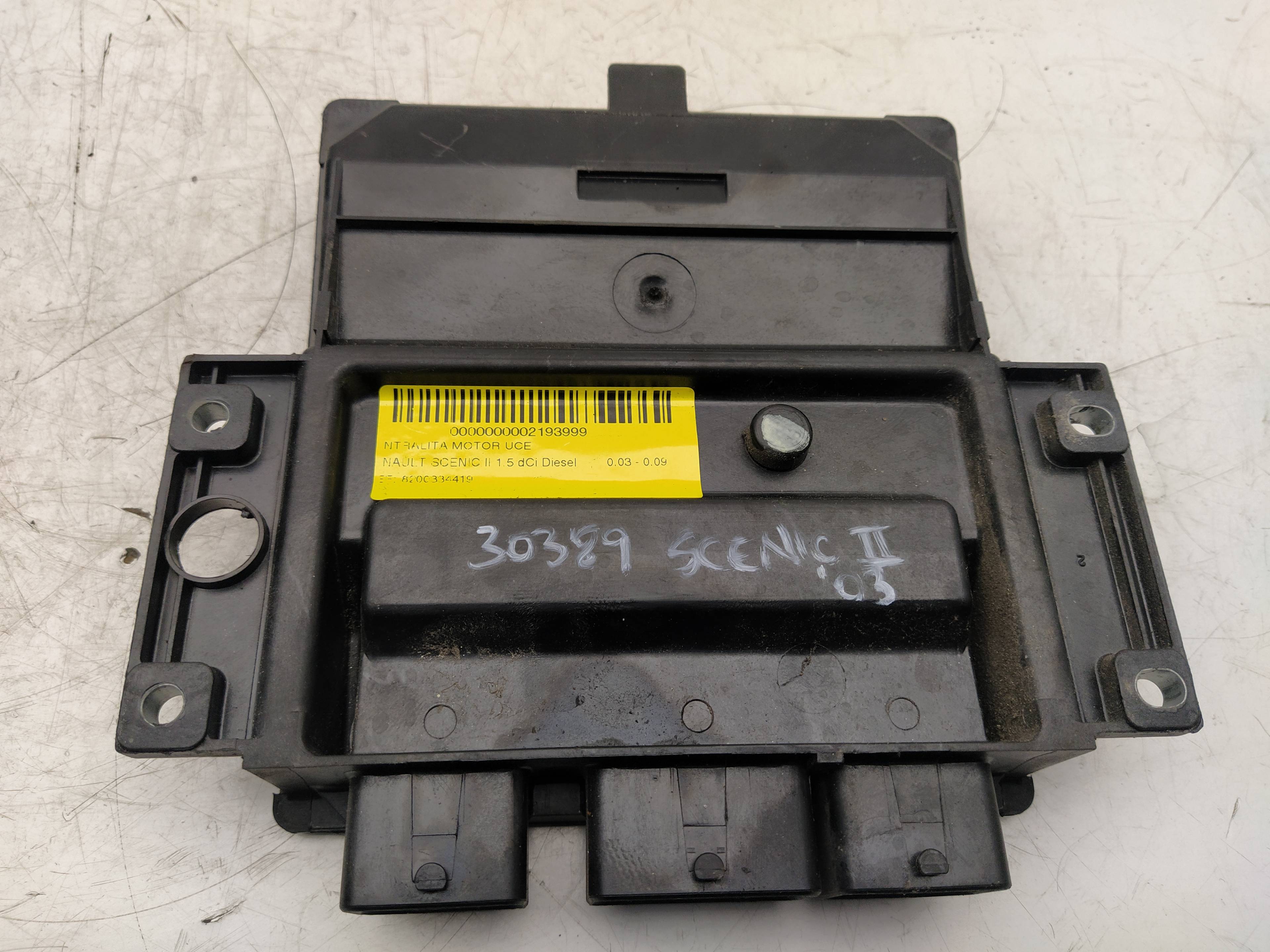 RENAULT Scenic 2 generation (2003-2010) Engine Control Unit ECU 8200334419, 8200340926 18632484