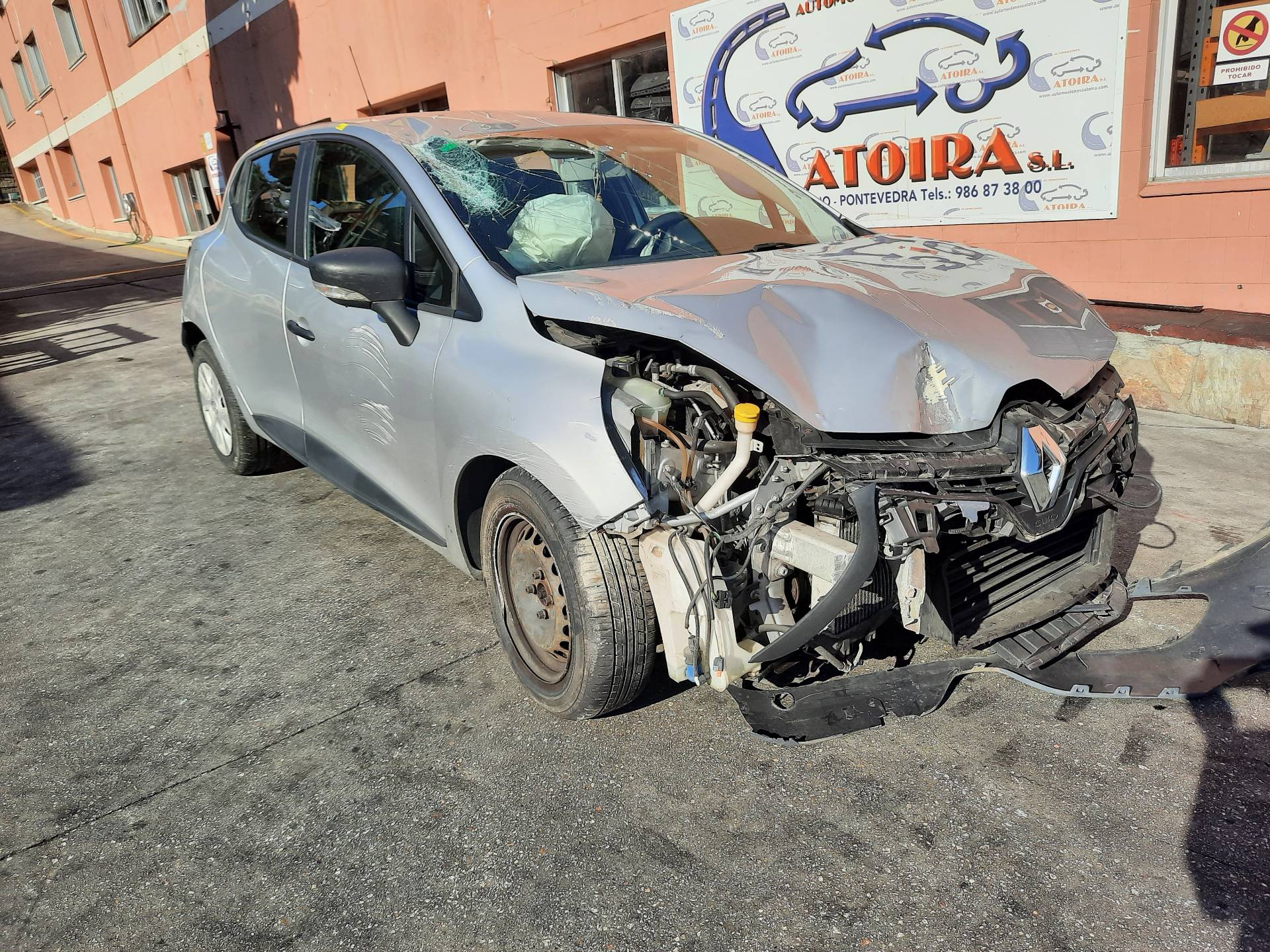 RENAULT Clio 3 generation (2005-2012) Priekinių dešinių durų stiklo pakelėjas 128001071E,3Q0834B 18644154