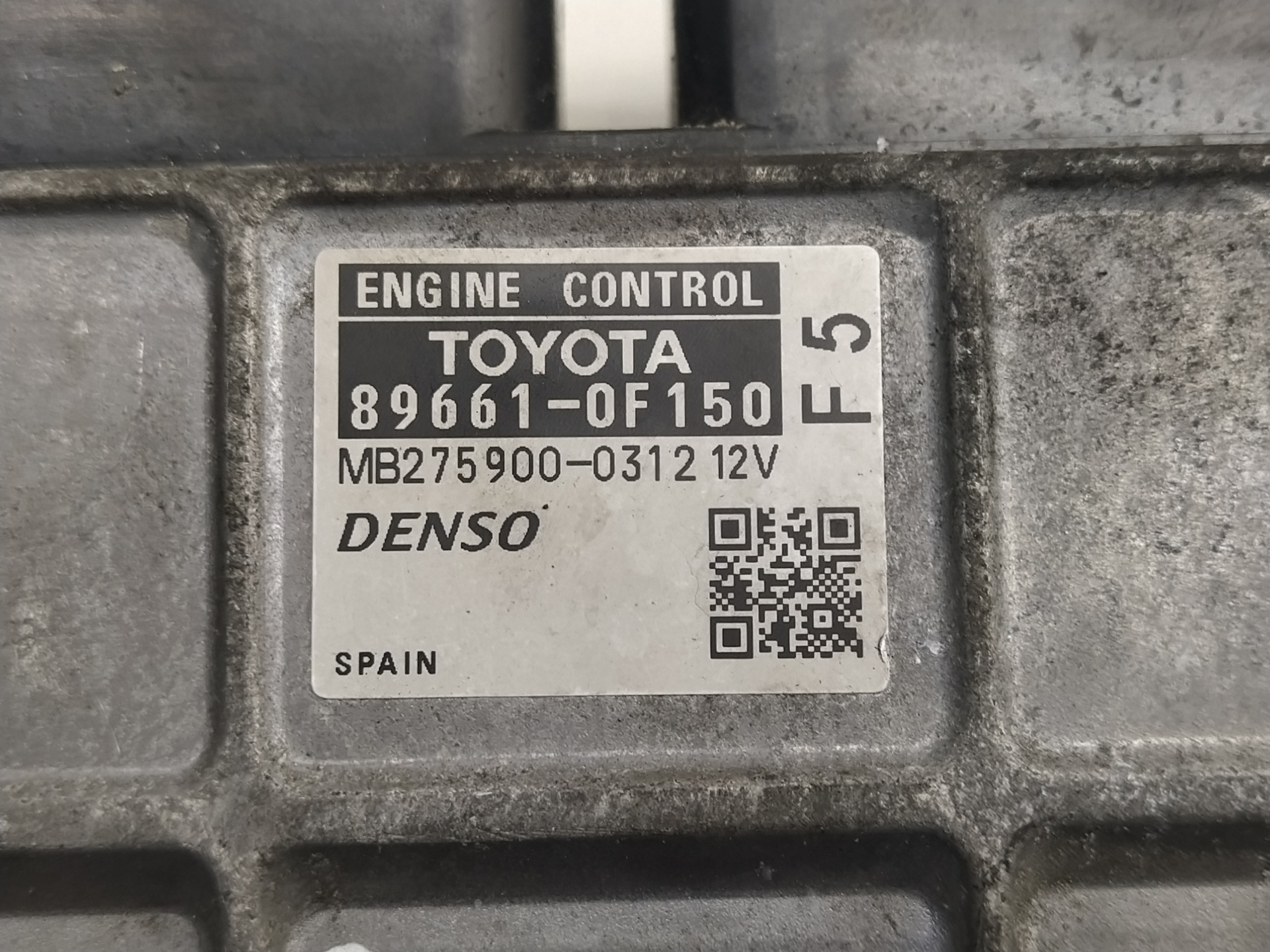 TOYOTA Corolla Verso 1 generation (2001-2009) Motora vadības bloks 896610F150 21102141