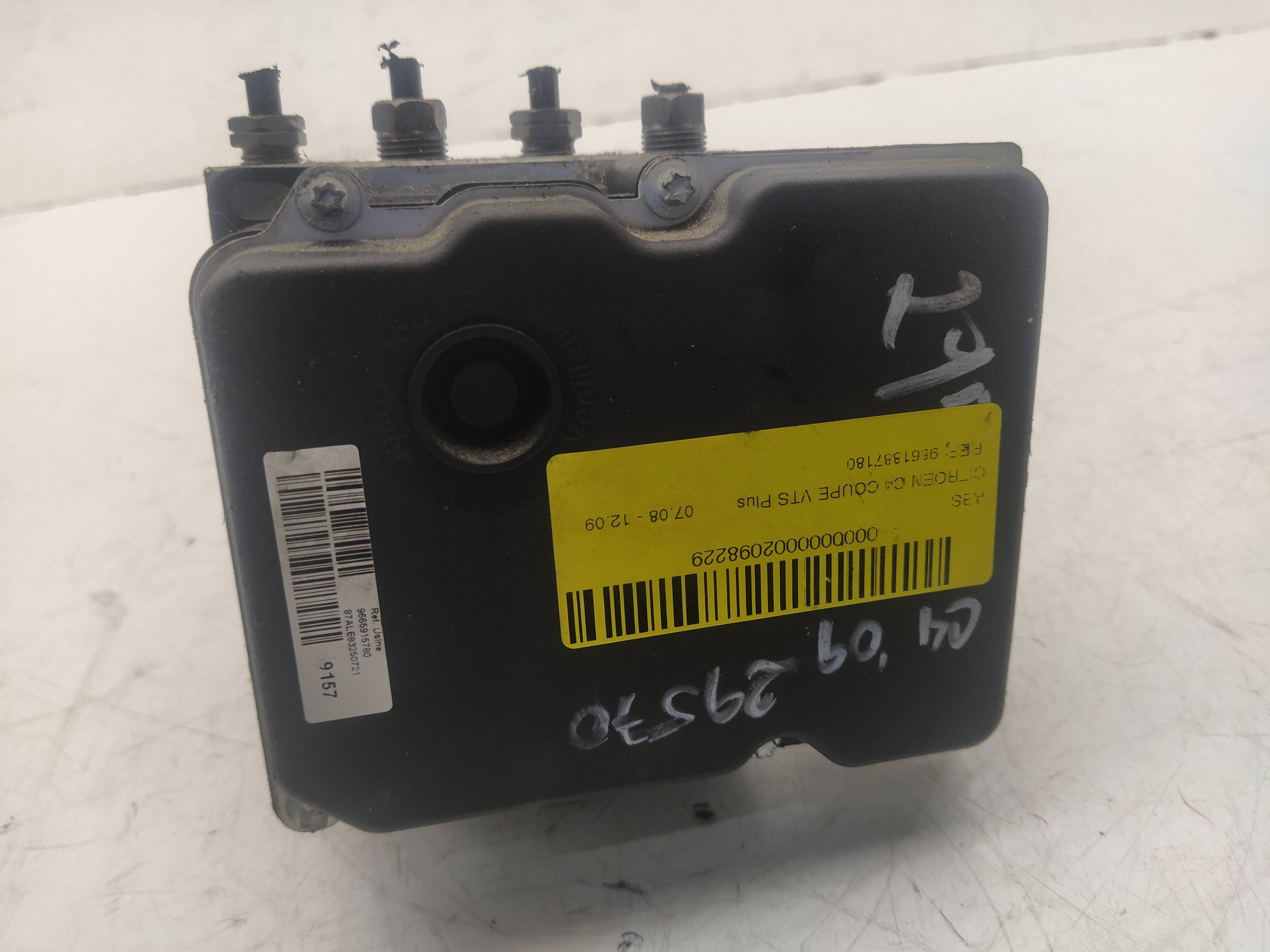 CITROËN C4 1 generation (2004-2011) ABS Pump 9661887180 18599766