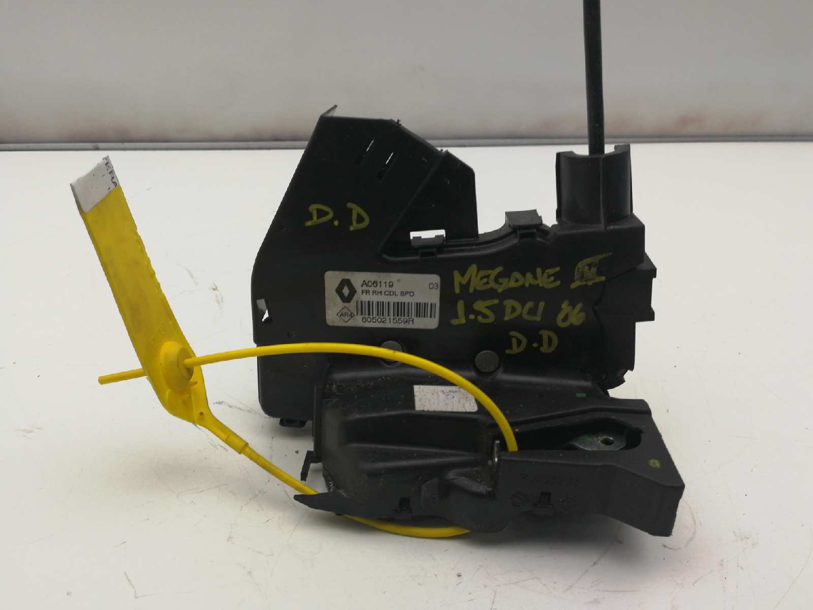 RENAULT Megane 3 generation (2008-2020) Front Right Door Lock 805021559R, A06119 18501330