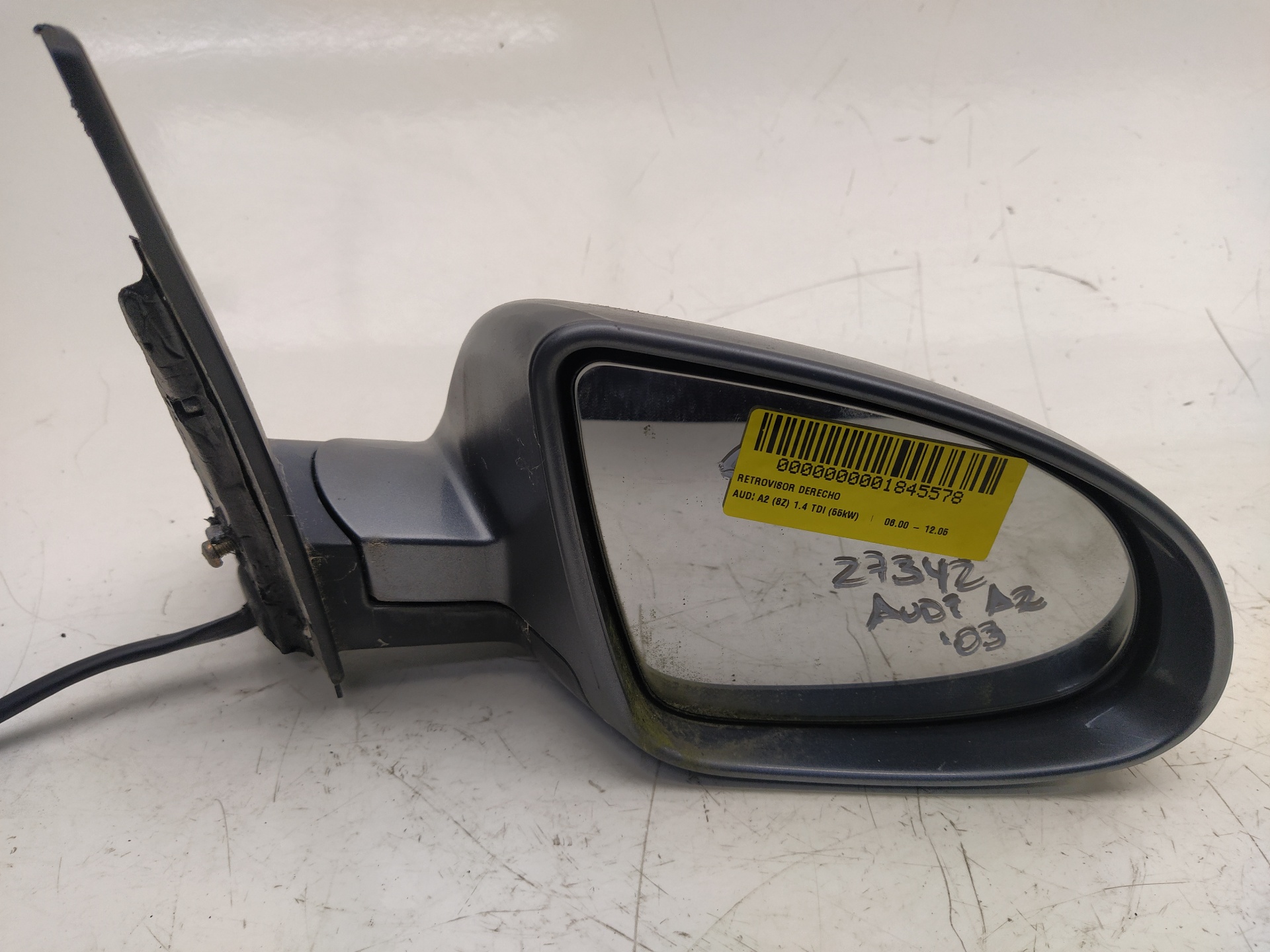 AUDI A2 8Z (1999-2005) Right Side Wing Mirror 12323290 21272133