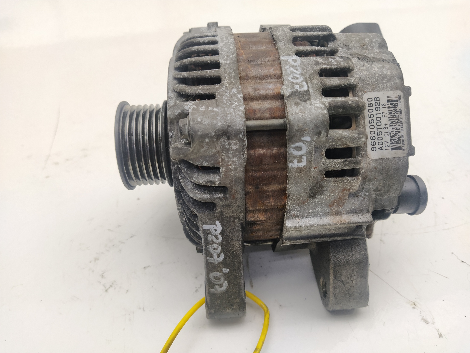 PEUGEOT 207 1 generation (2006-2009) Alternator 9660055080, A005TG0192B 23840481