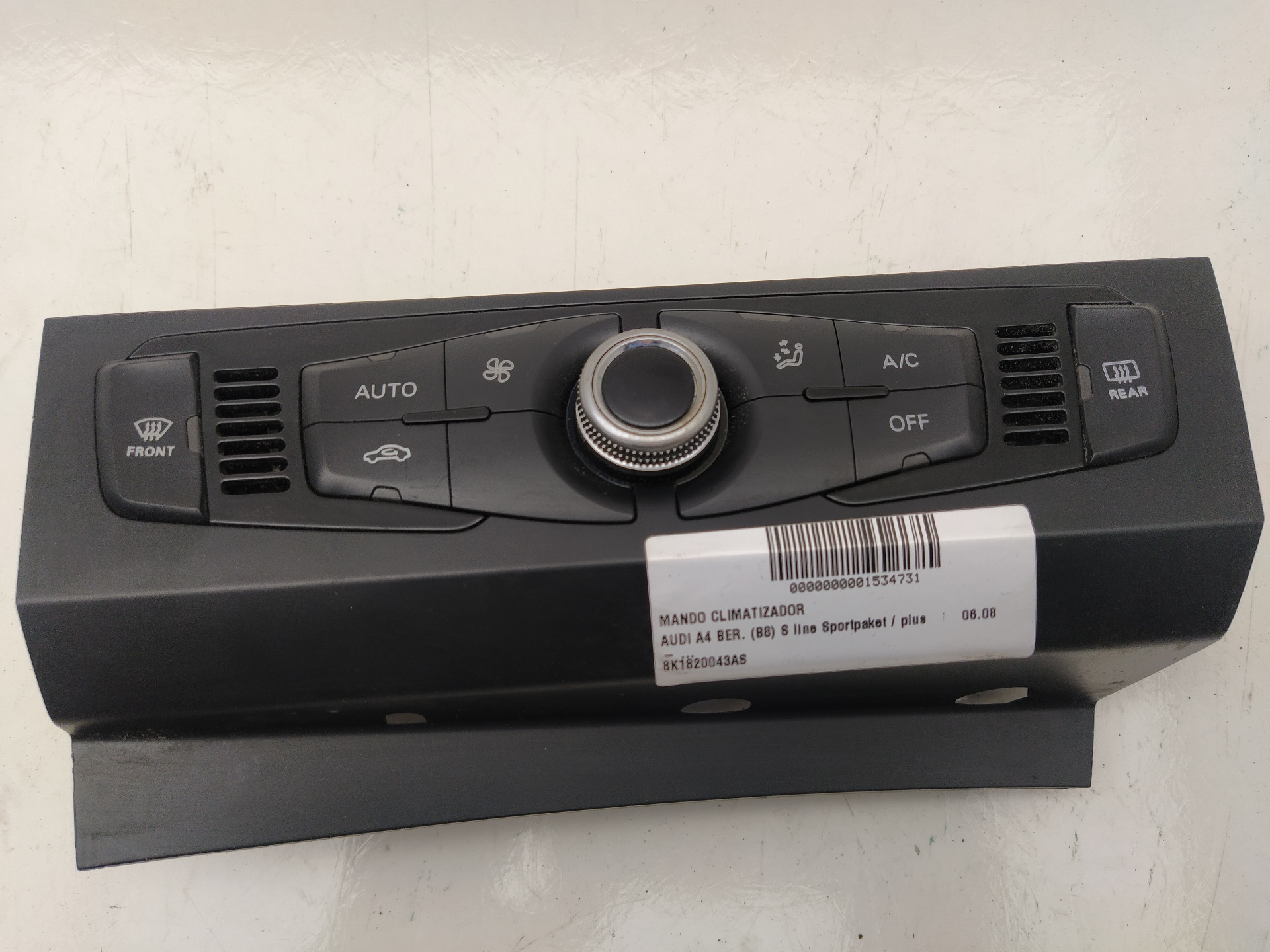 AUDI A4 B8/8K (2011-2016) Climate  Control Unit 8K1820043AS,A2C92743600 24005138