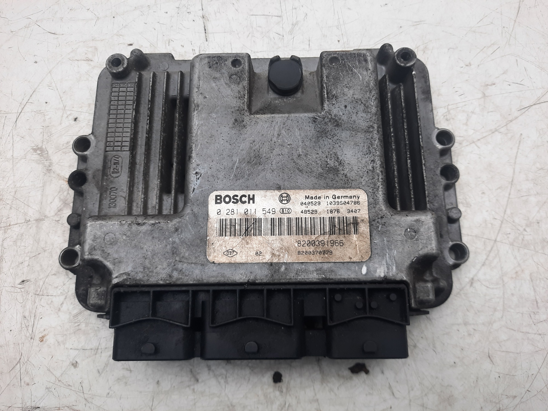 DODGE Scenic 2 generation (2003-2010) Engine Control Unit ECU 0281011549, 0281011549 18608927