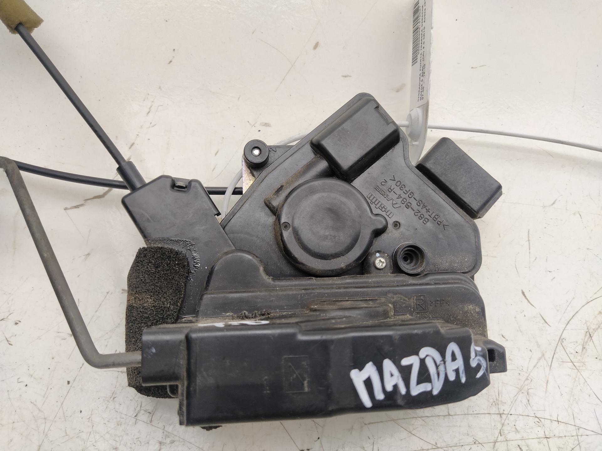 MAZDA 5 1 generation (2005-2010) Rear Right Door Lock CC5172380C 18568659