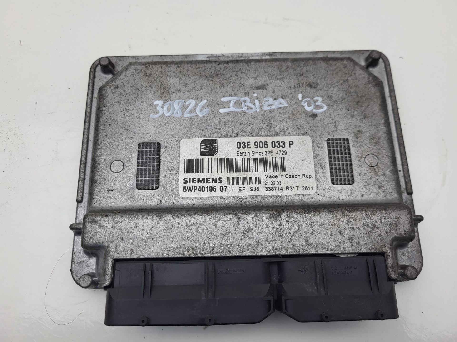 SEAT Cordoba 2 generation (1999-2009) Engine Control Unit ECU 03E906033P,5WP4019607 18662312