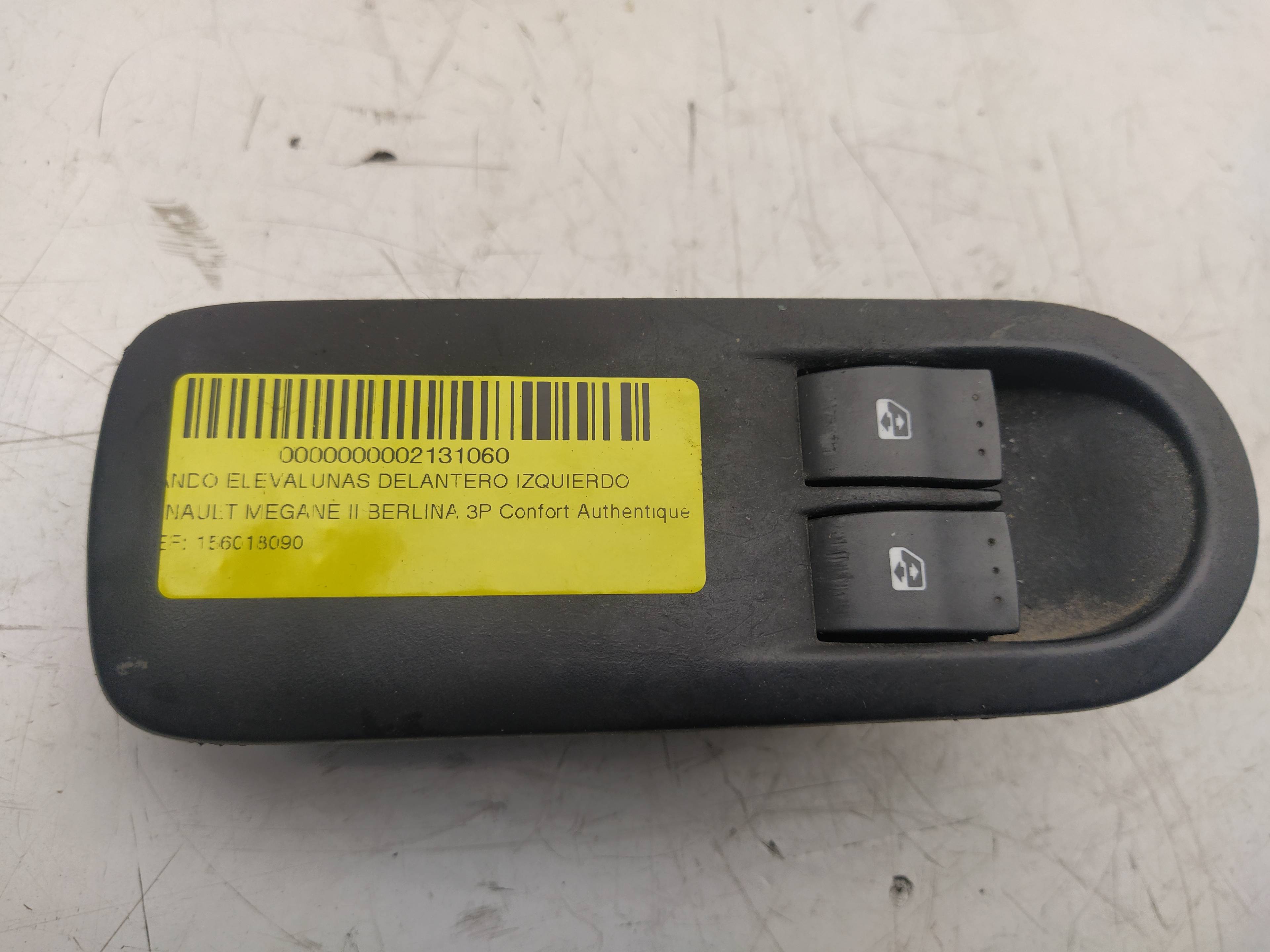 VAUXHALL Megane 2 generation (2002-2012) Front Left Door Window Switch 156018090 20690065