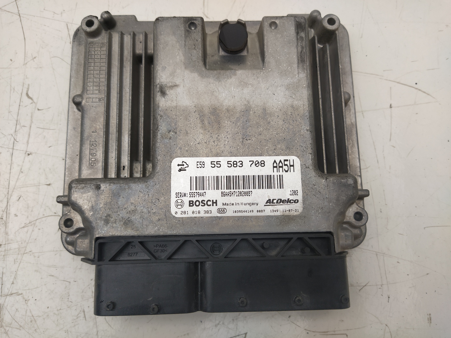 DAEWOO Lanos T100 (1997-2008) Motorkontrolenhed ECU 0281018383 25219685