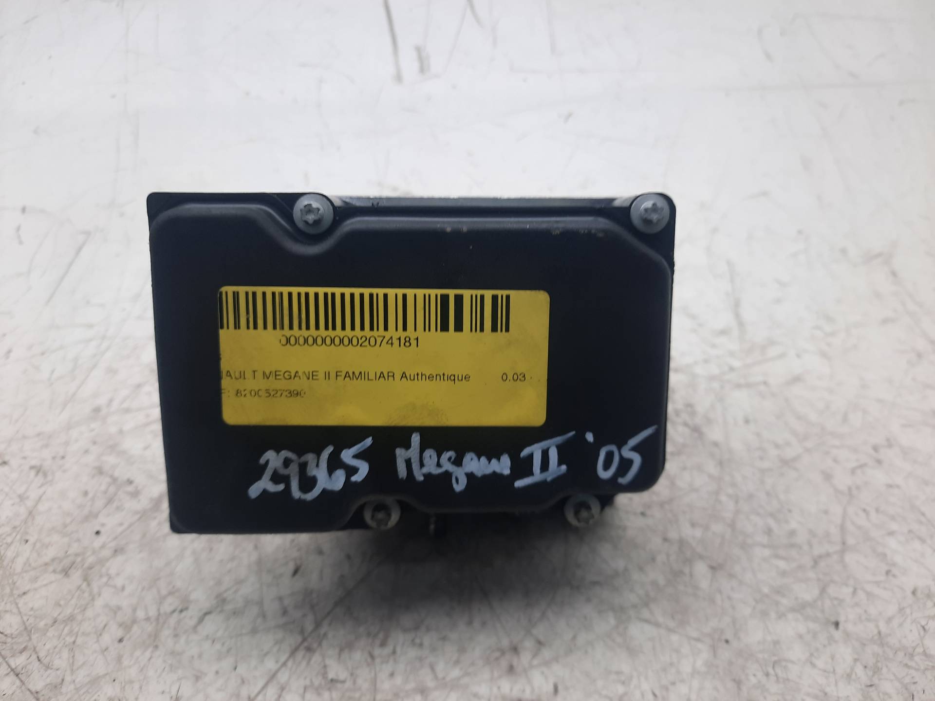 RENAULT Megane 3 generation (2008-2020) Абс блок 8200527390,0265231734 18591128