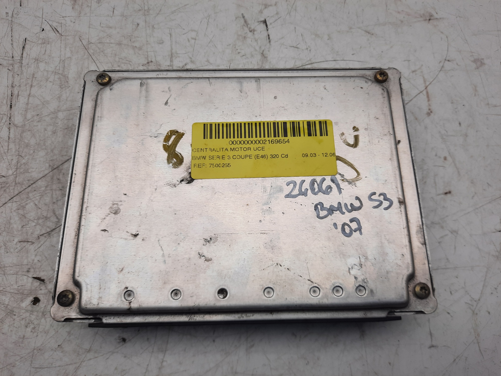 ROLLS-ROYCE 3 Series E46 (1997-2006) Engine Control Unit ECU 7500255, 5WK9037 18626857