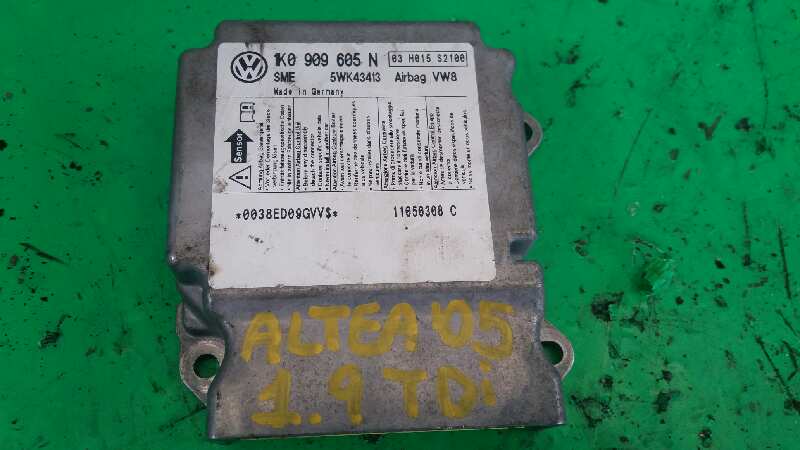 OPEL Toledo 3 generation (2004-2010) SRS Control Unit 1K0909605N 18415413