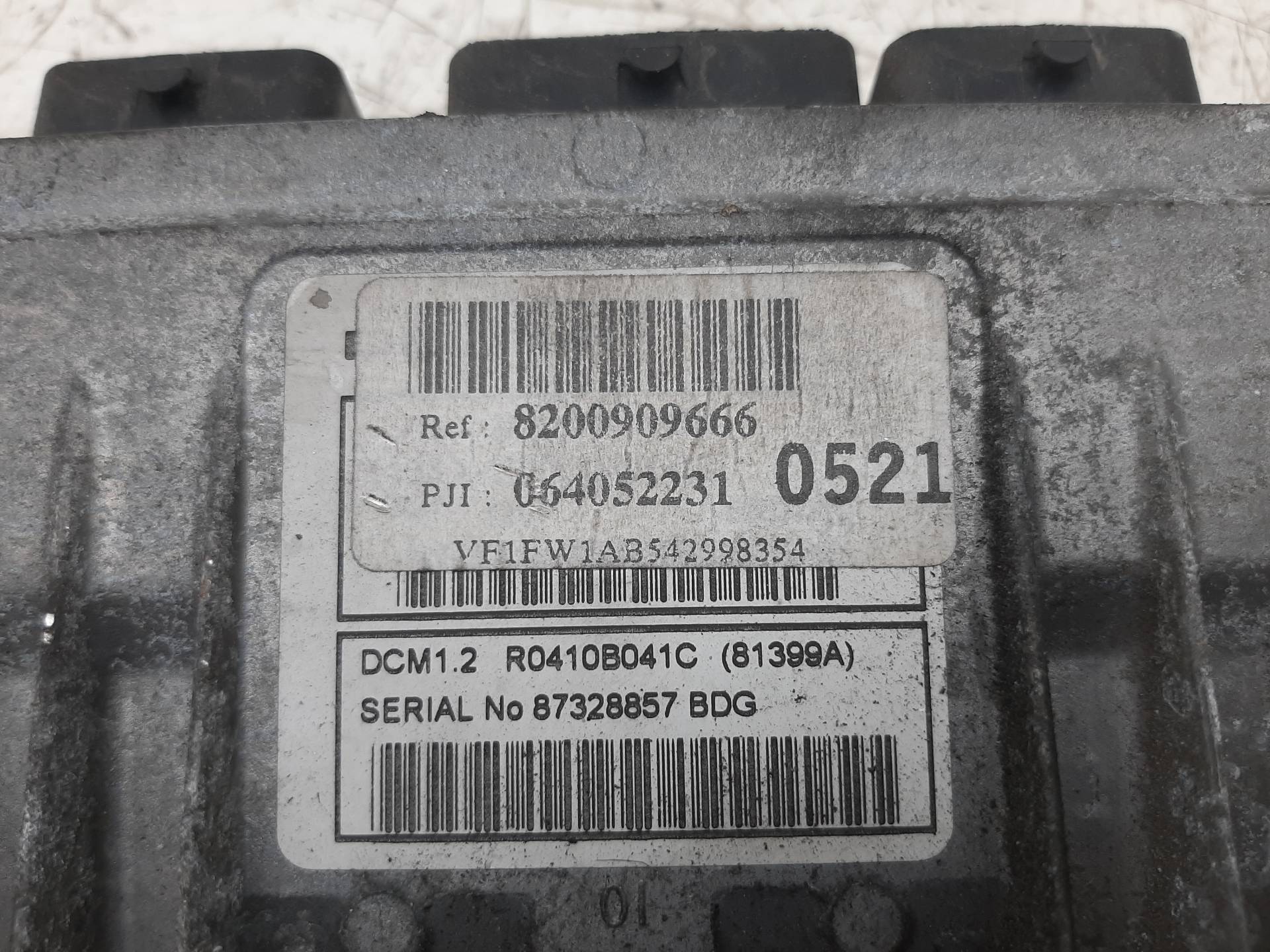 CHEVROLET Kangoo 2 generation (2007-2021) Engine Control Unit ECU 8200909666 18489004