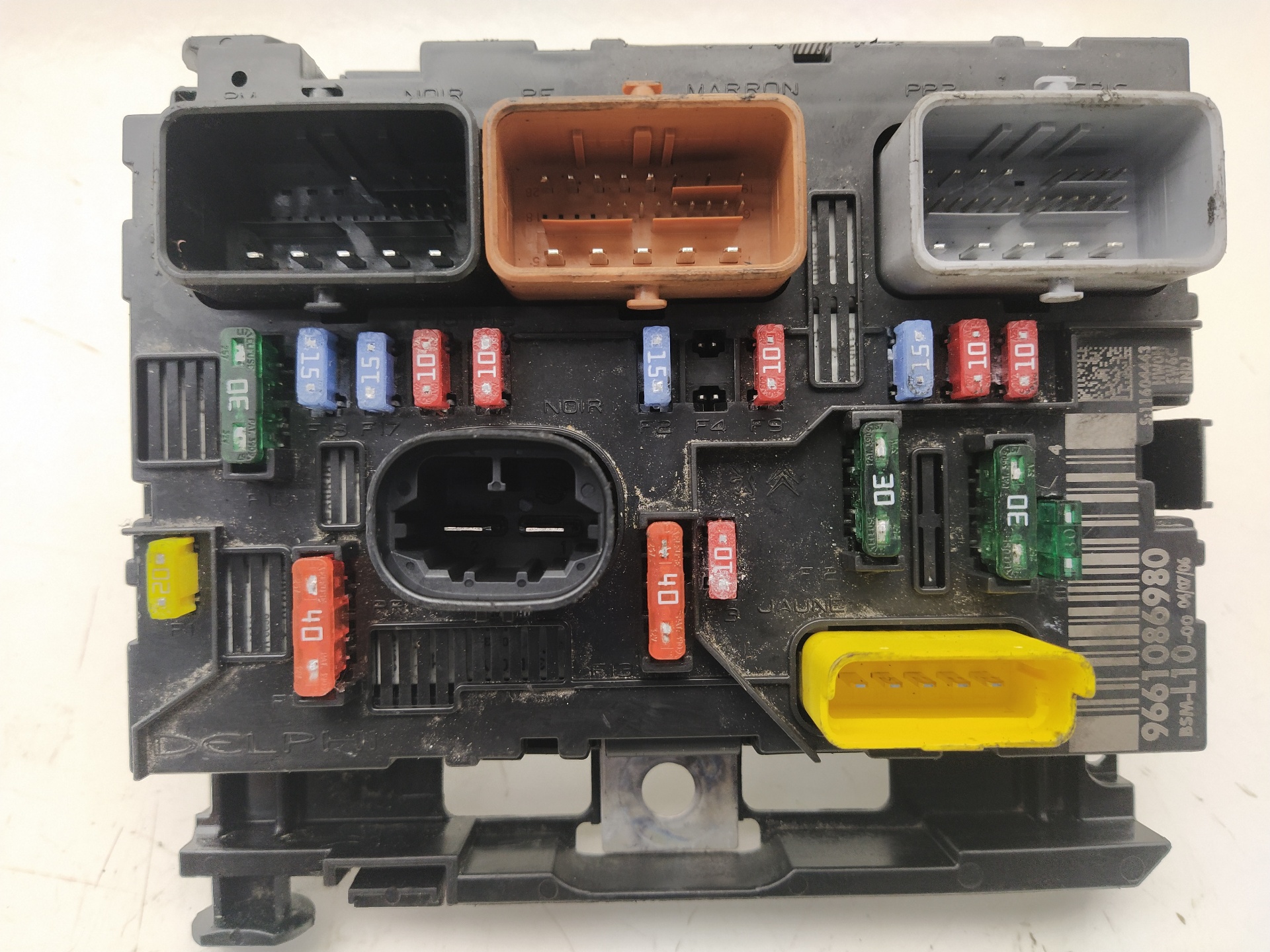 PEUGEOT 207 1 generation (2006-2009) Fuse Box 9661086980 24992129