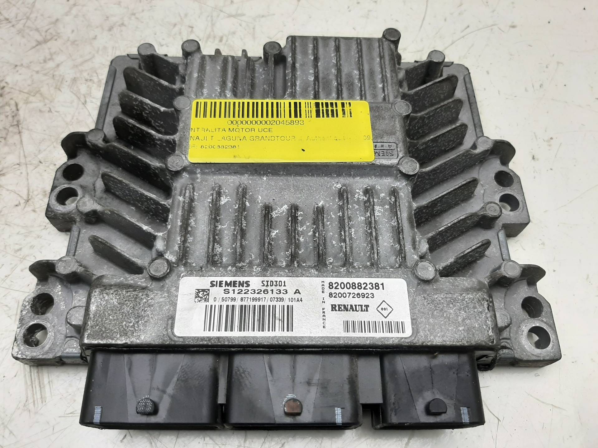 RENAULT Laguna 3 generation (2007-2015) Engine Control Unit ECU 8200882381,8200726923,S122326133A 18582544