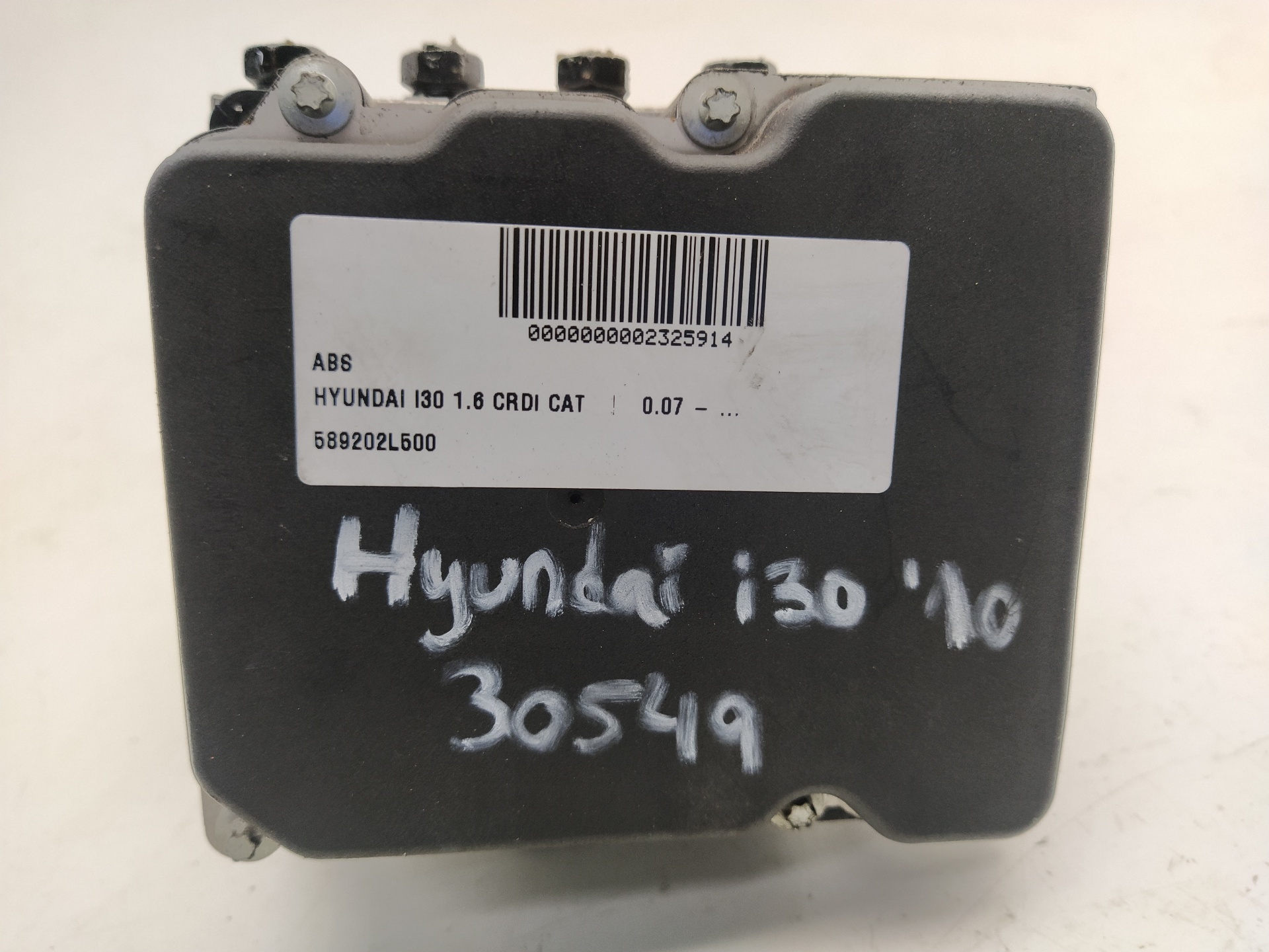 HYUNDAI i30 FD (1 generation) (2007-2012) ABS blokas 589202L500, 0265235333 22499590