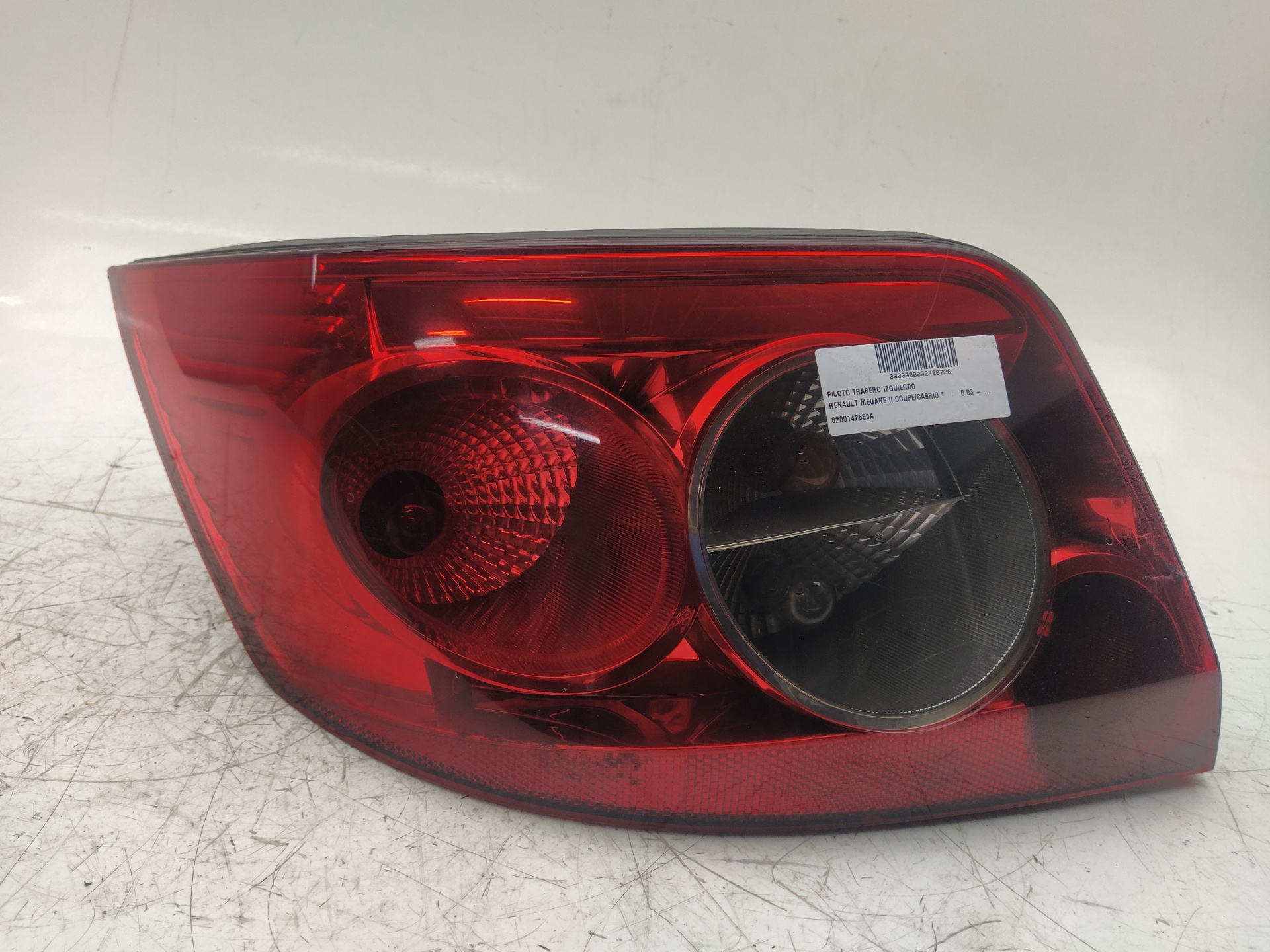 RENAULT Megane 2 generation (2002-2012) Rear Left Taillight 8200142688A 25612305