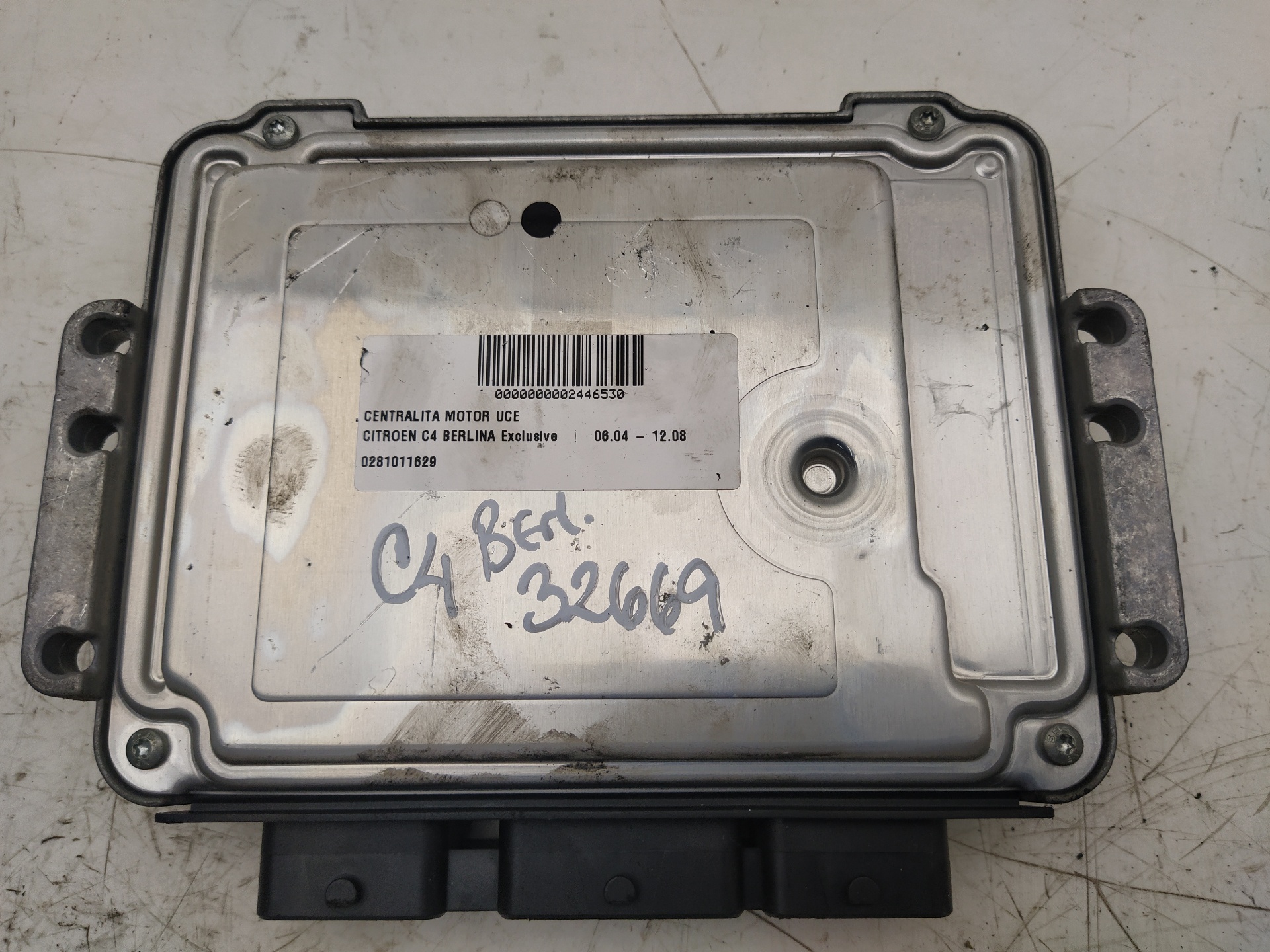 CITROËN C4 1 generation (2004-2011) Engine Control Unit ECU 0281011629 26413506