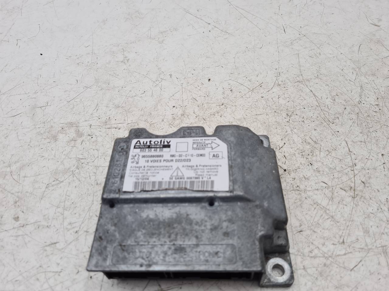 RENAULT 407 1 generation (2004-2010) SRS Control Unit 9655880880 18561396