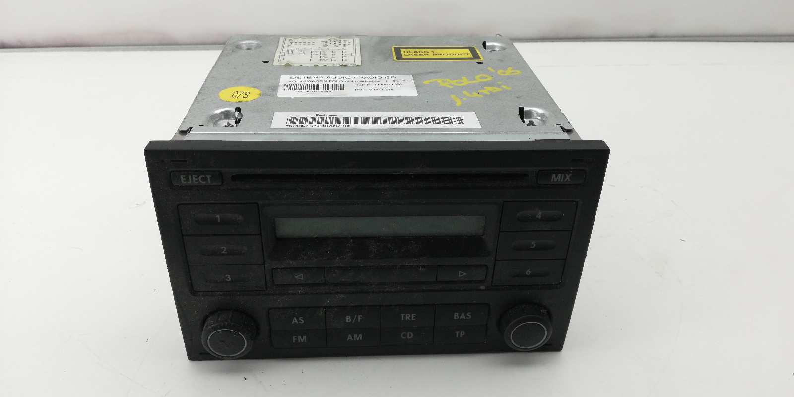 VOLKSWAGEN Polo 4 generation (2001-2009) Musikafspiller uden GPS 1J0057156A 18488824