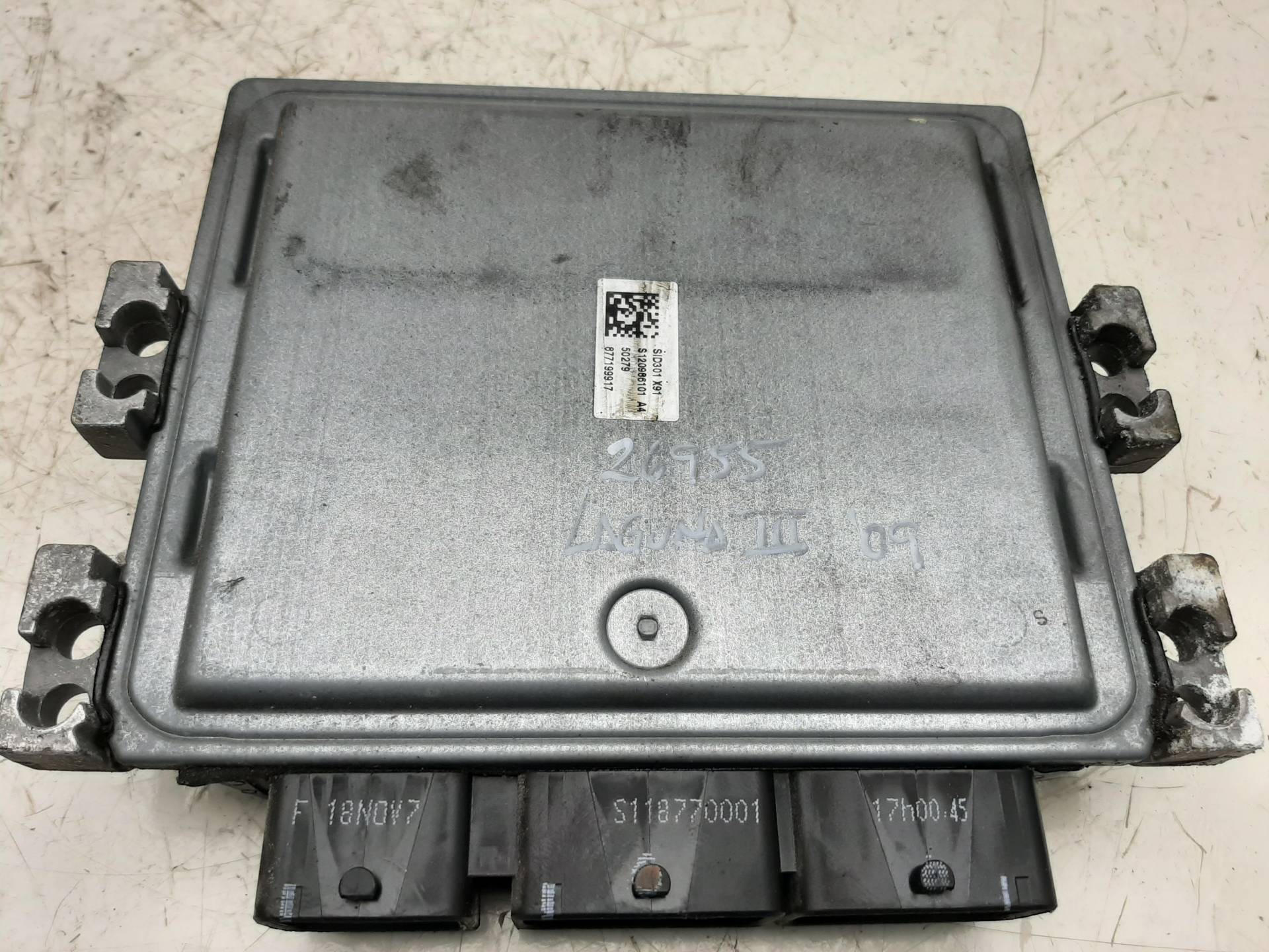 RENAULT Laguna 3 generation (2007-2015) Engine Control Unit ECU 8200882381,8200726923,S122326133A 18582544