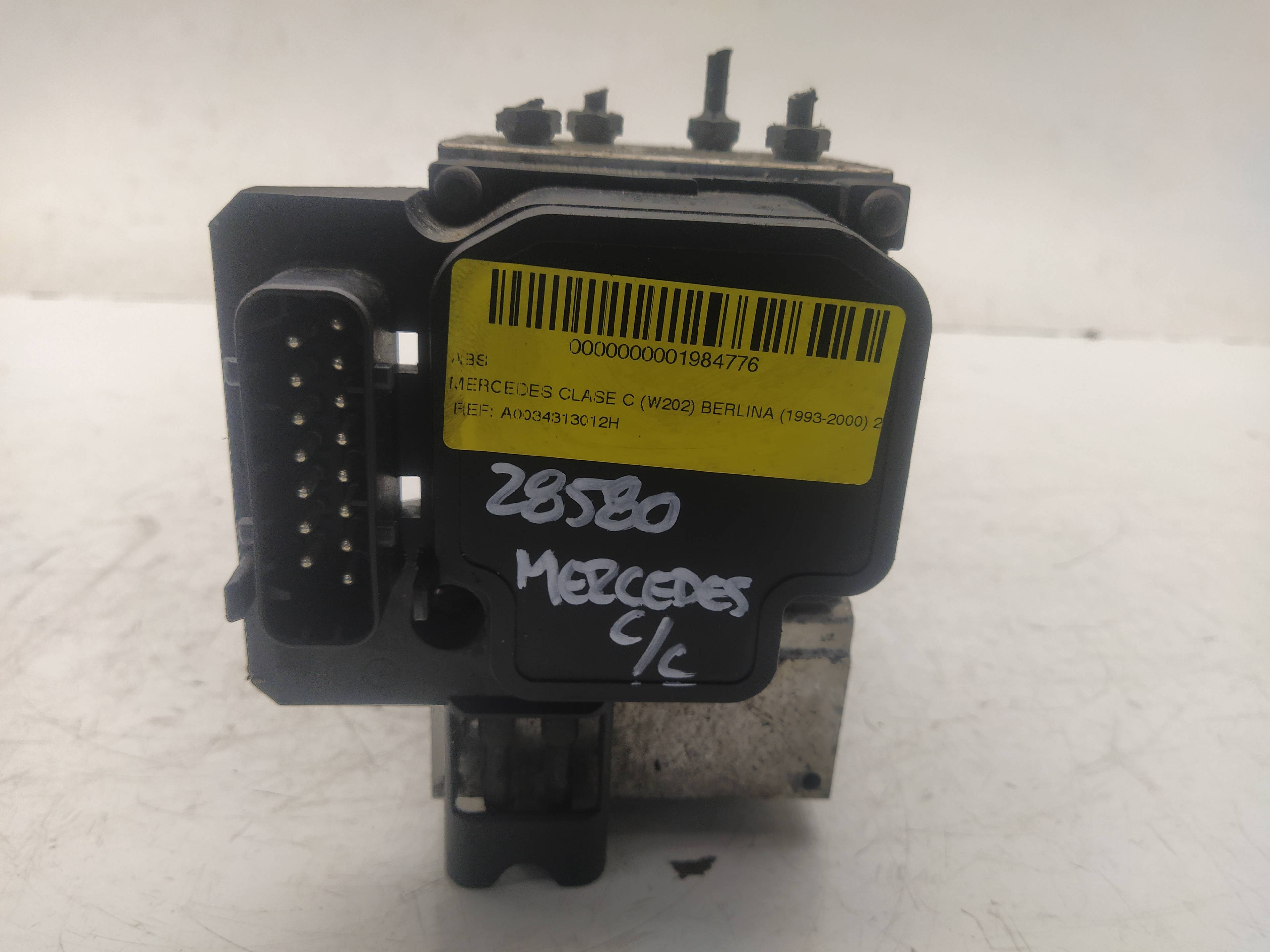 MERCEDES-BENZ C-Class W202/S202 (1993-2001) ABS pumpe A0034313012H, 0265217401 18570703