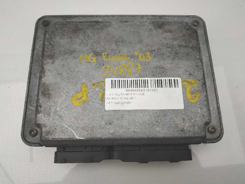 ROVER Engine Control Unit ECU 0281001956, MSB101150, 28SA4306 18534397