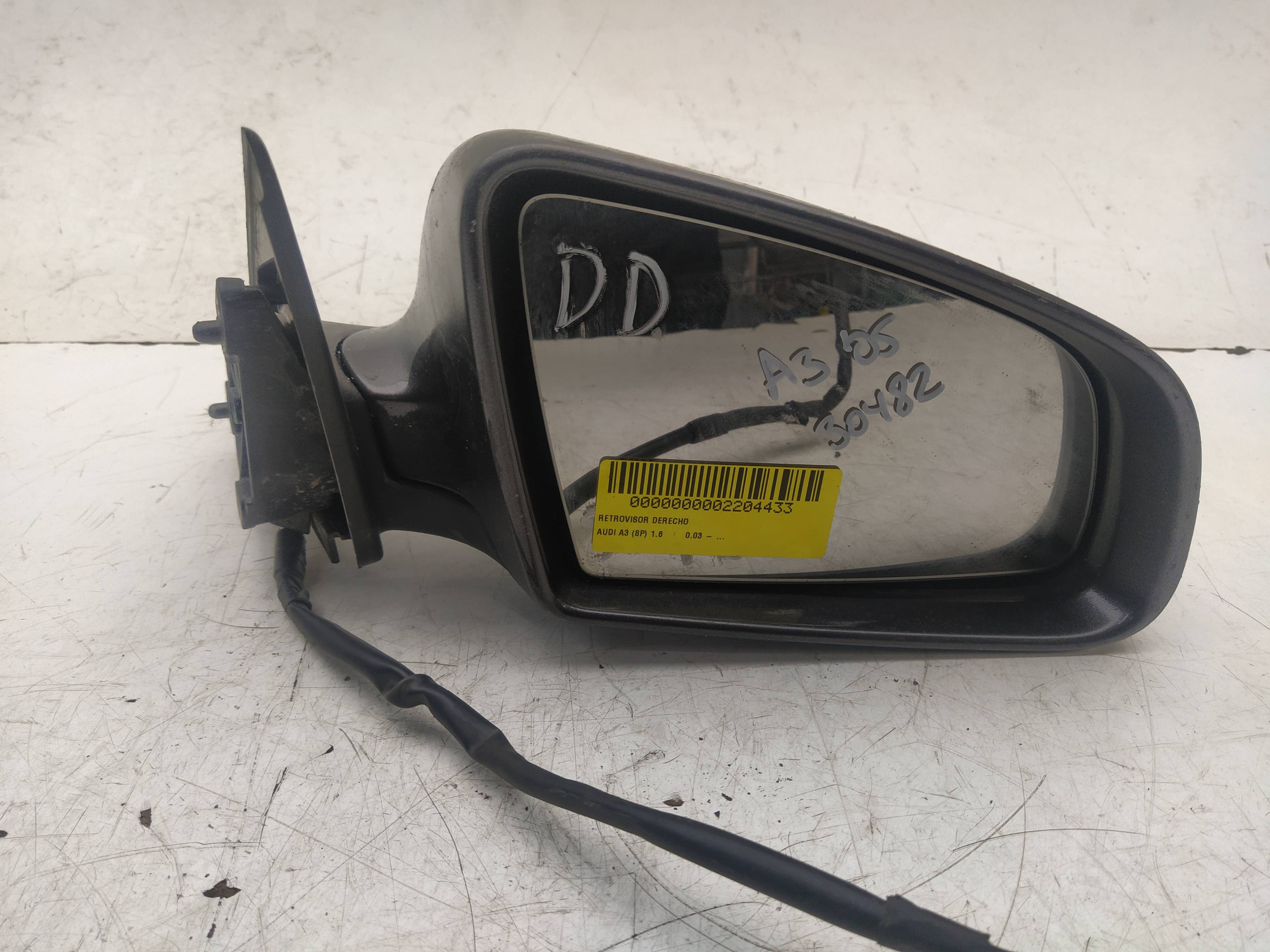 AUDI A2 8Z (1999-2005) Right Side Wing Mirror 18636084