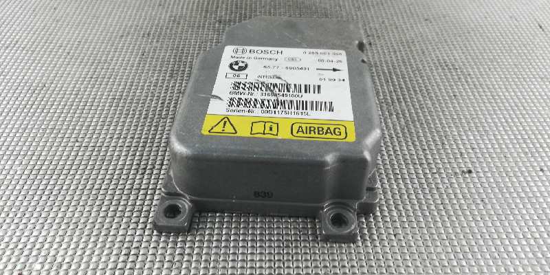 VAUXHALL 3 Series E46 (1997-2006) SRS Control Unit 0285001368,65776905491,31690549100U 18344099