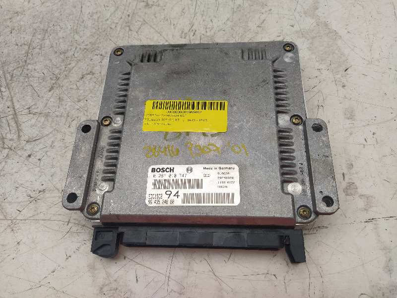 MITSUBISHI 307 1 generation (2001-2008) Variklio kompiuteris 0281010747, 9643524880 18566430