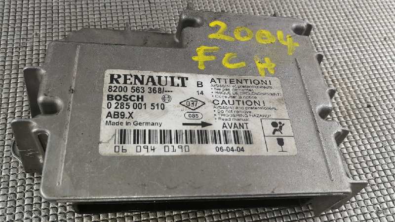 AUDI Clio 3 generation (2005-2012) Блок SRS 8200563368,0285001510 18485533