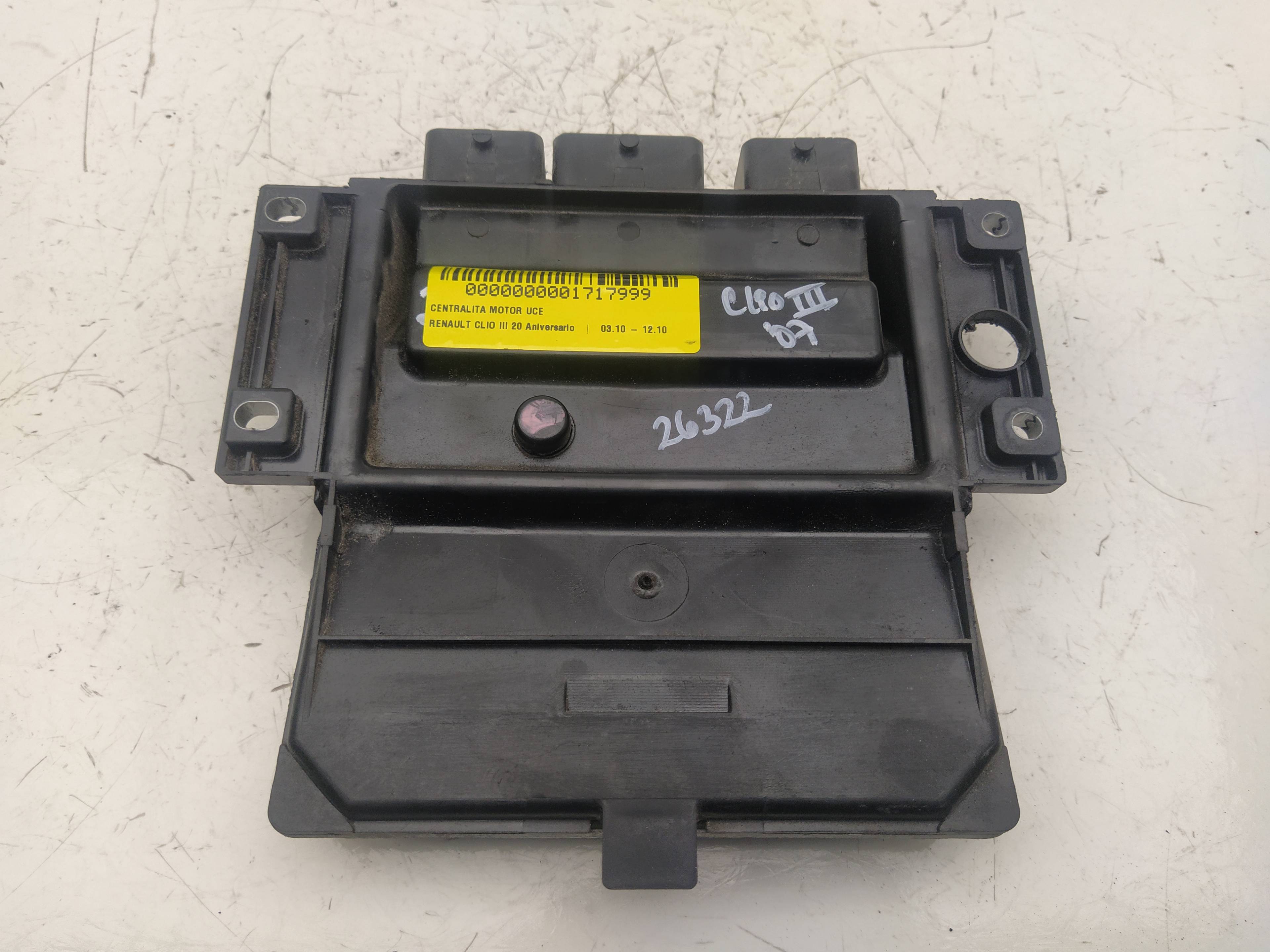 AUDI Clio 2 generation (1998-2013) Engine Control Unit ECU 8200399038 20392560