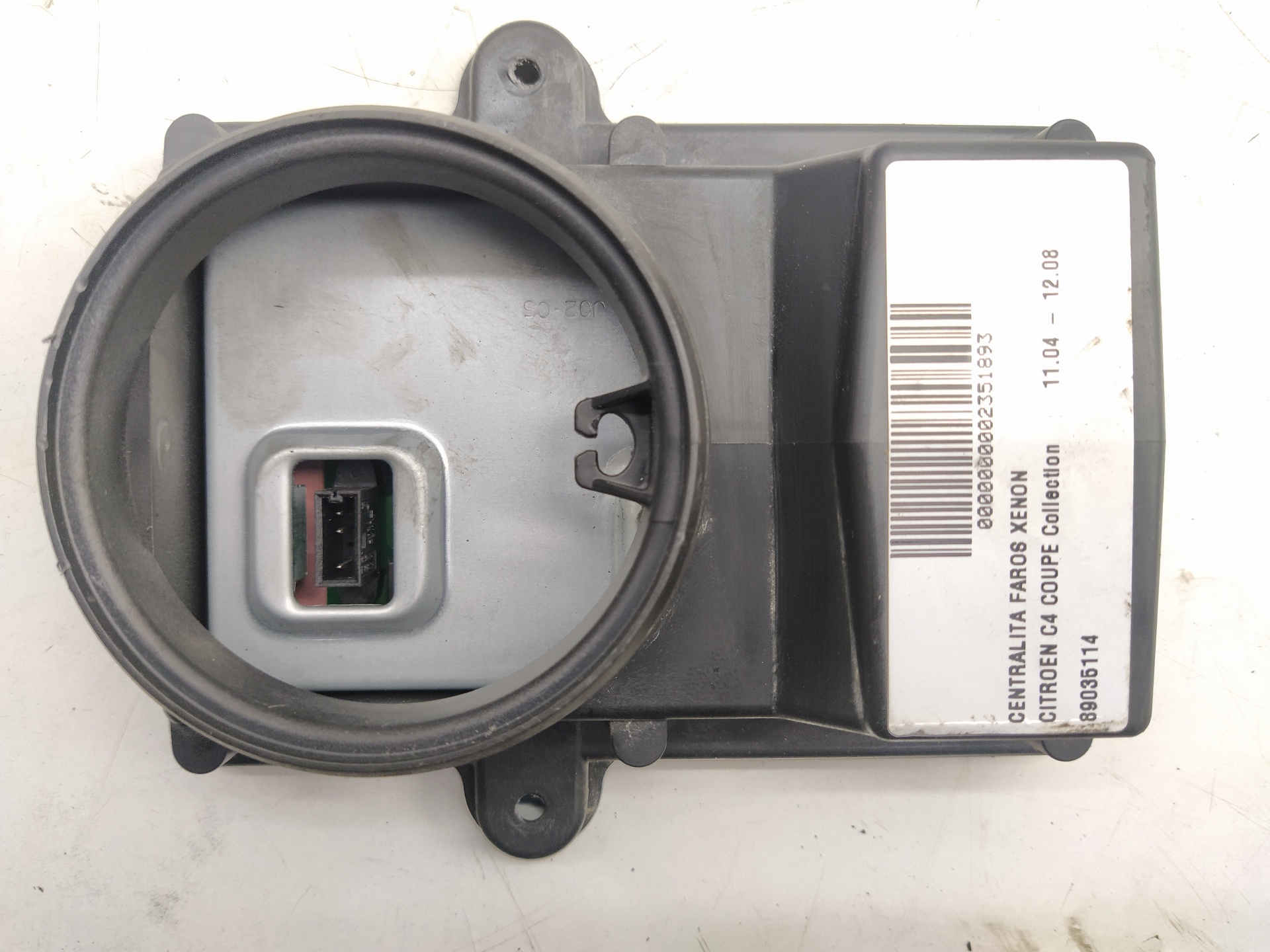 CITROËN C4 1 generation (2004-2011) Xenon Light Control Unit 89035114 23094090