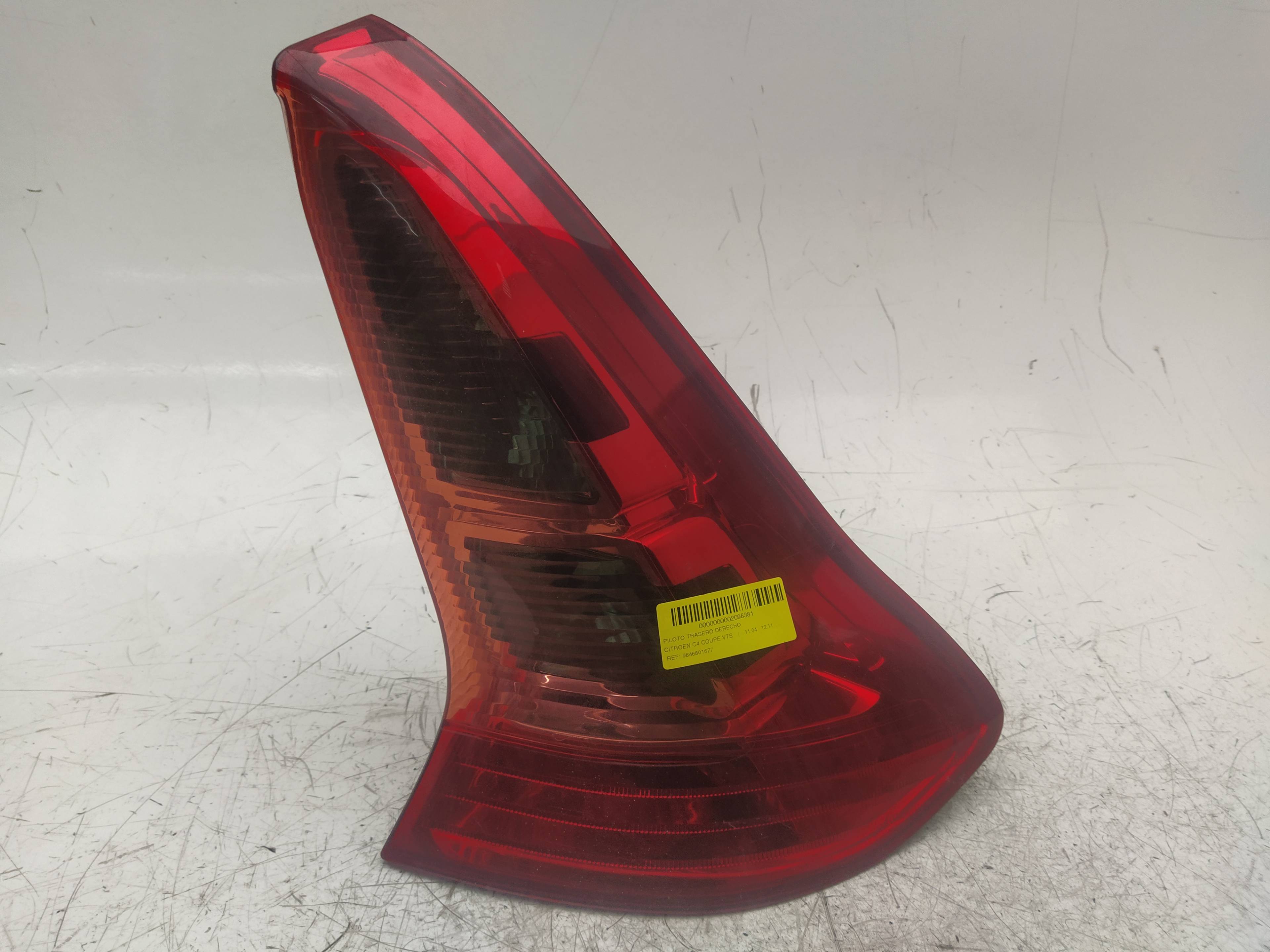 CITROËN C4 1 generation (2004-2011) Rear Right Taillight Lamp 9646801677 18599121