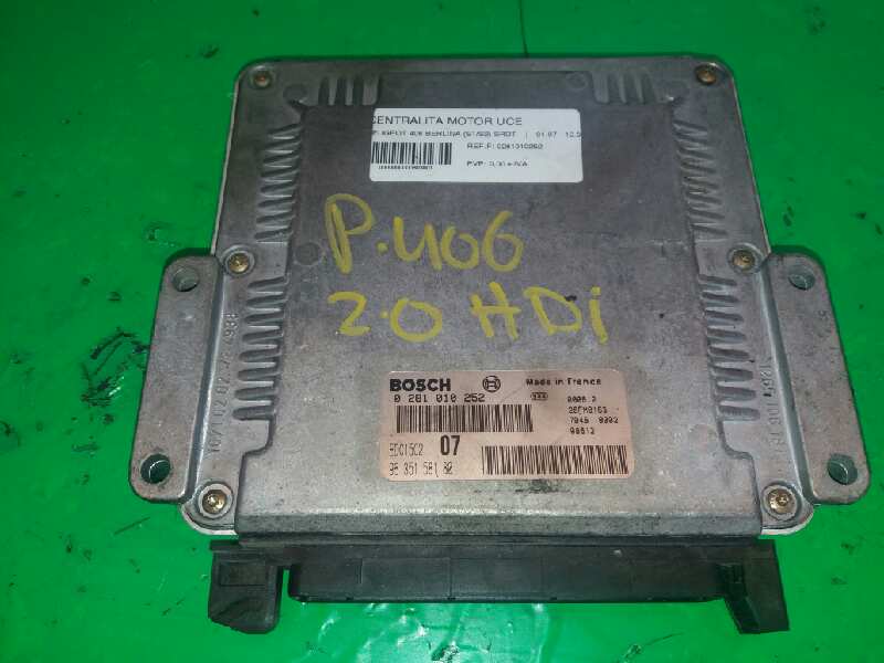 CHEVROLET 406 1 generation (1995-2004) Engine Control Unit ECU 0281010252 18376992