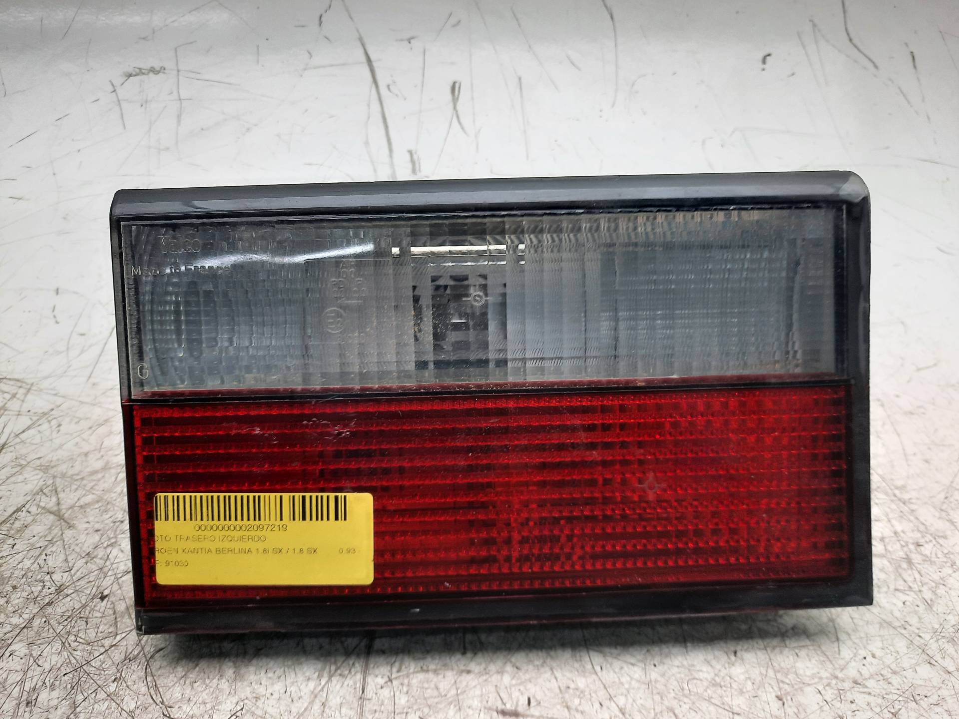 CITROËN Xantia X1 (1993-1998) Rear Left Taillight 91030 18599178