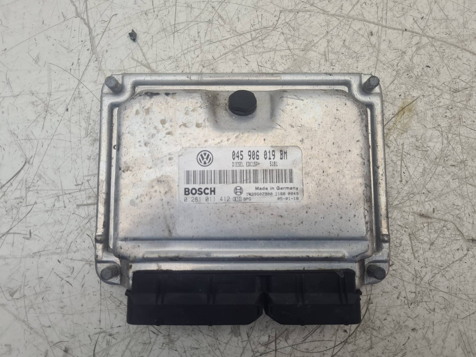 SKODA Octavia 2 generation (2004-2013) Engine Control Unit ECU 045906019BM, 0281011412 18591991