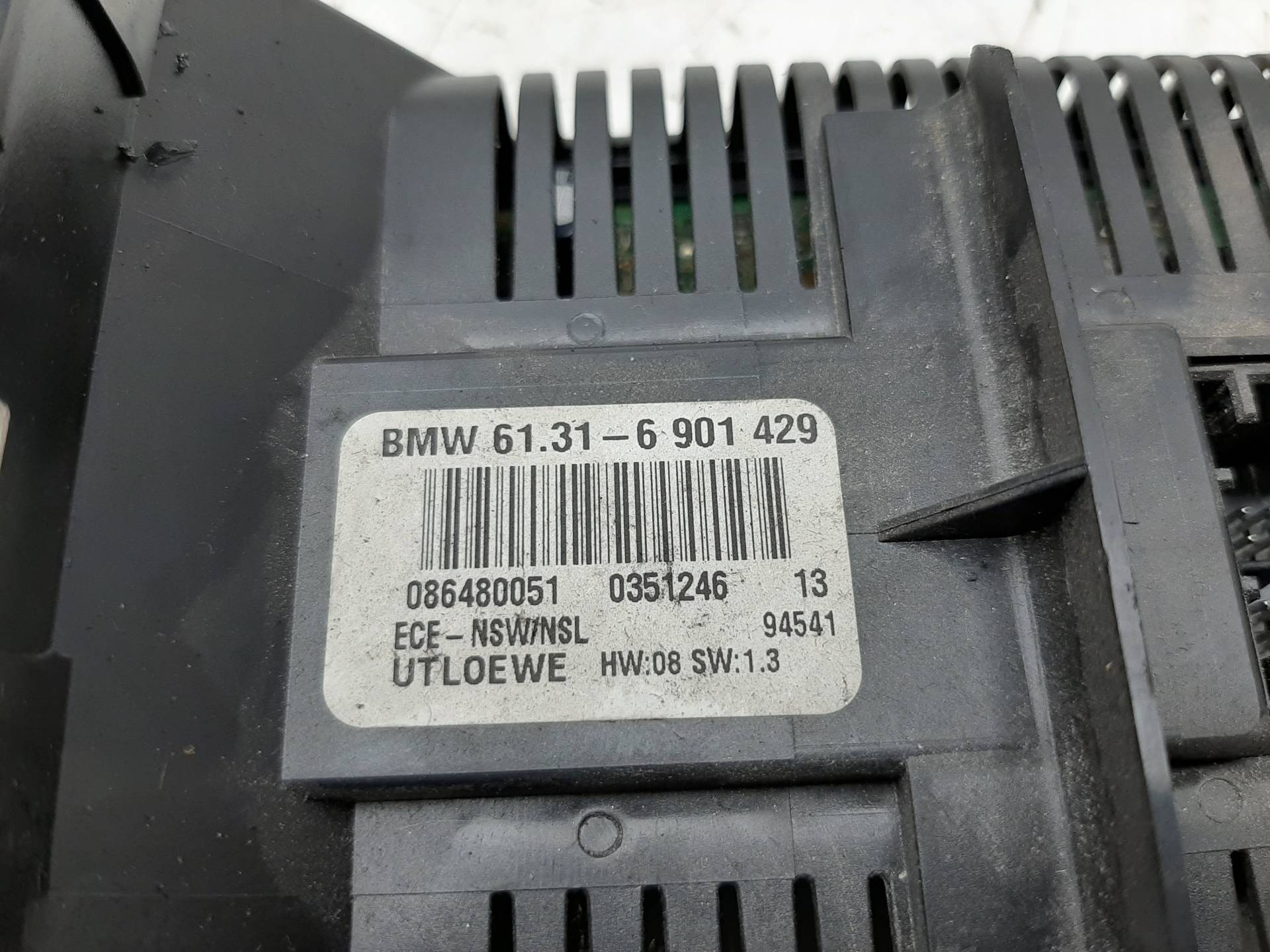 BMW 3 Series E46 (1997-2006) Headlight Switch Control Unit 61316901429 18557580