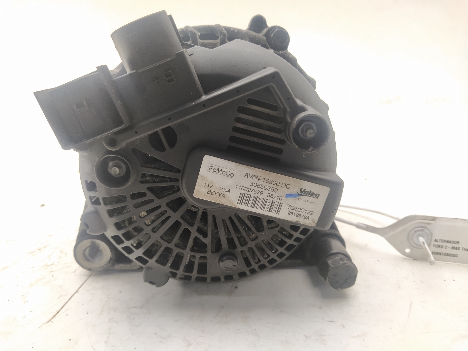 FORD C-Max 2 generation (2010-2019) Ģenerators AV6N10300DC, 30659389 24027100