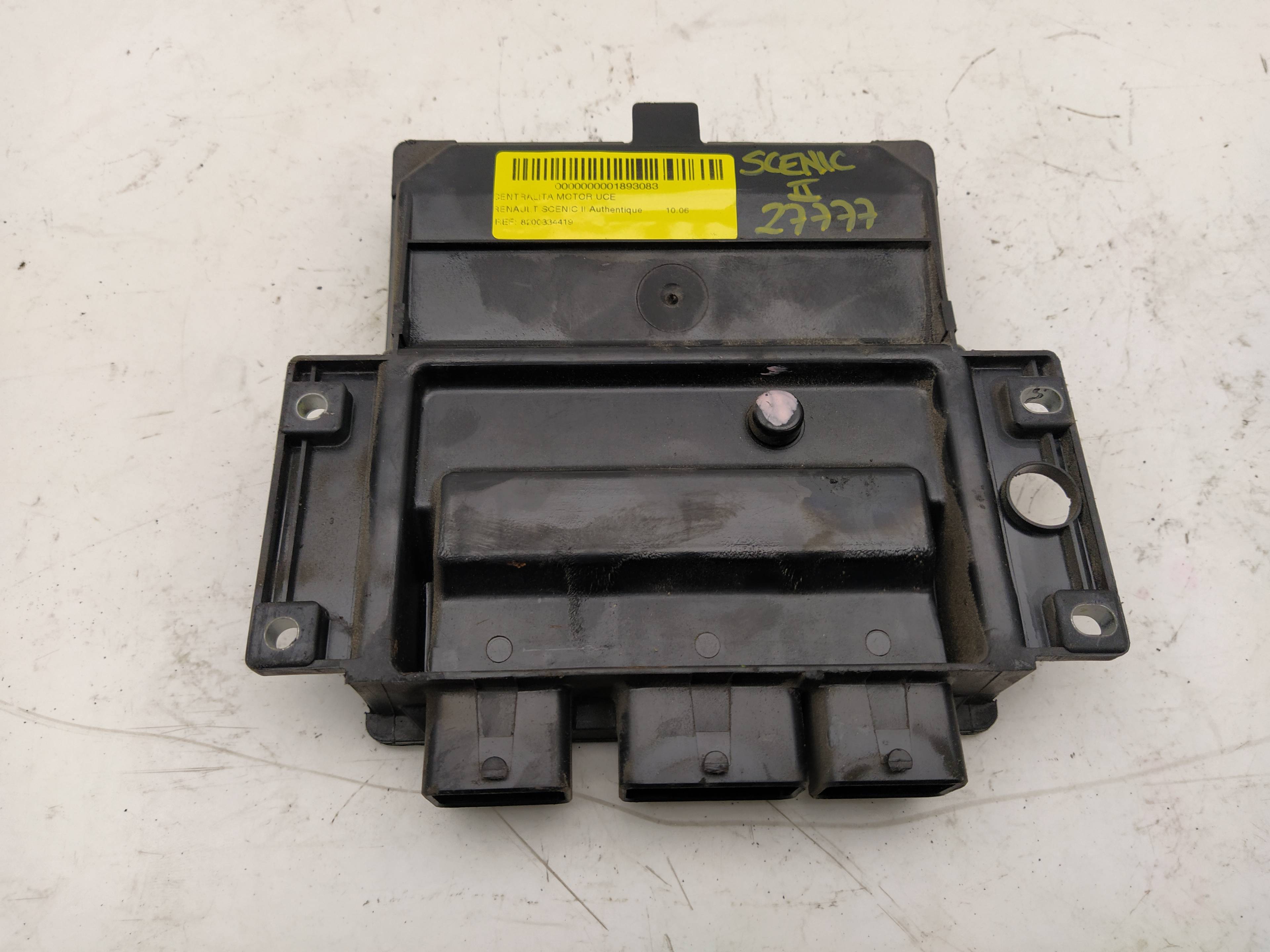 HYUNDAI Scenic 2 generation (2003-2010) Engine Control Unit ECU 8200334419, 8200414354 18554025