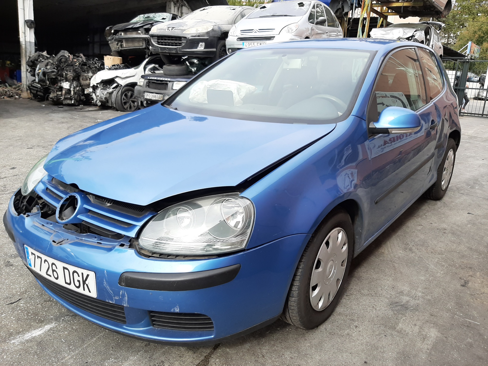 VOLKSWAGEN Golf 5 generation (2003-2009) Jobb első ajtó zárja 3D1837016AC 18567154