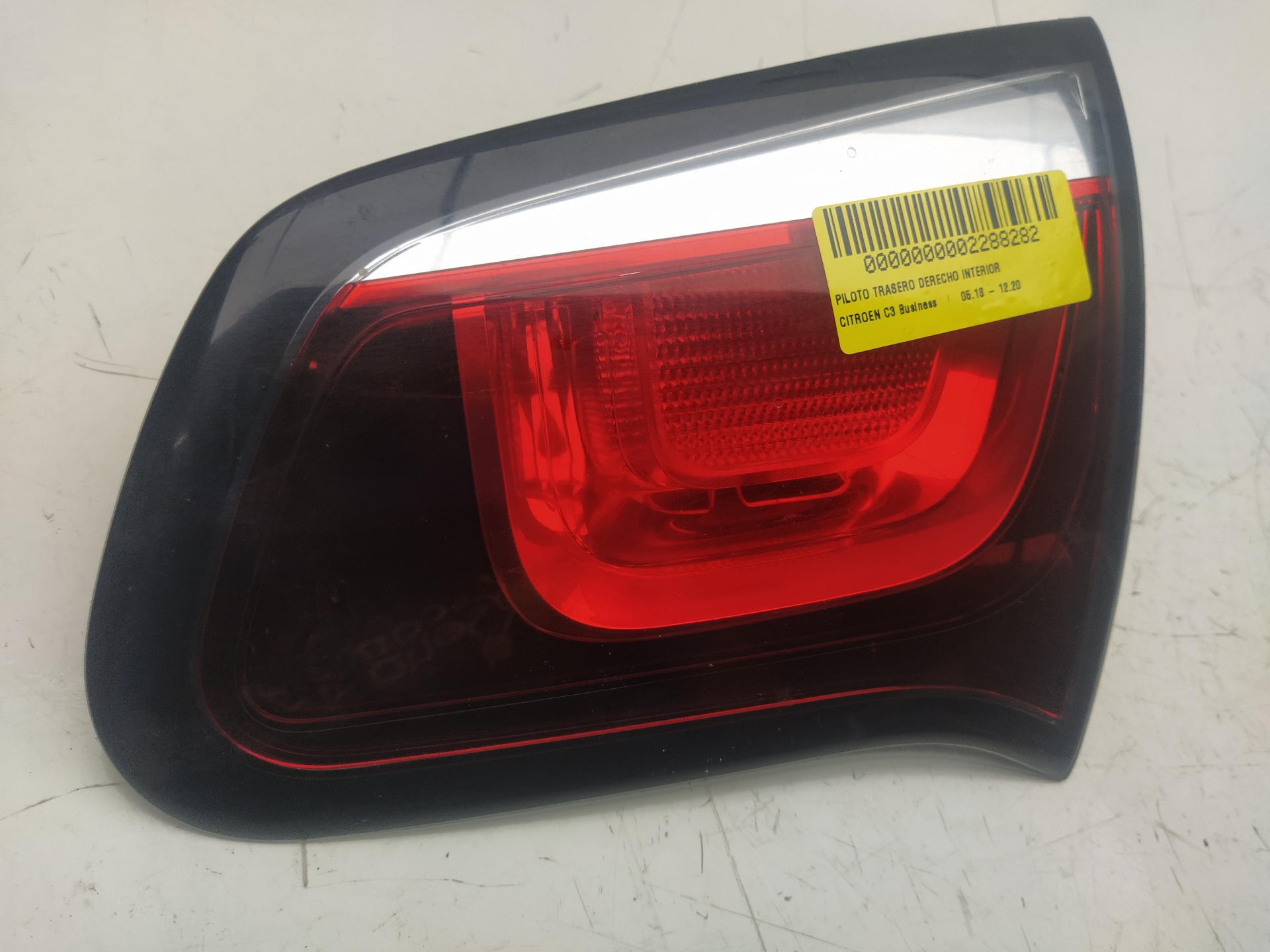 CITROËN C3 1 generation (2002-2010) Rear Right Taillight Lamp 9803934280 25696512