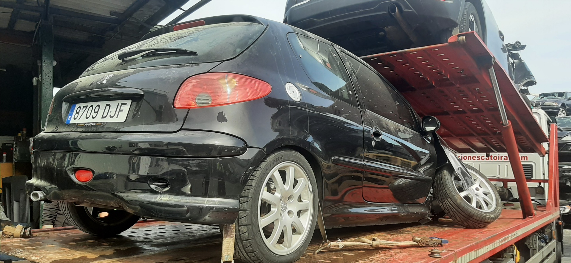 HYUNDAI 206 1 generation (1998-2009) Αριστερό μπροστινό φανάρι 9628666880 25028400