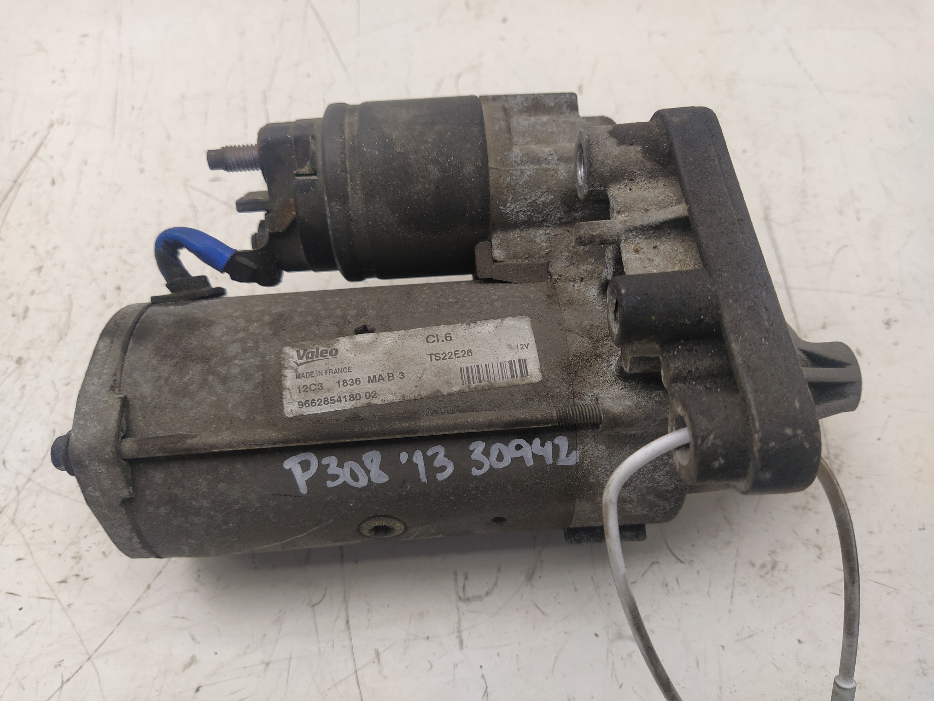 PEUGEOT 308 T7 (2007-2015) Starter Motor 966285418002 23094025