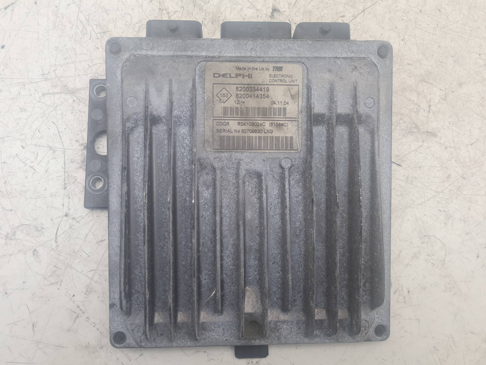 RENAULT Megane 2 generation (2002-2012) Engine Control Unit ECU 8200334419, 8200414354 18432613