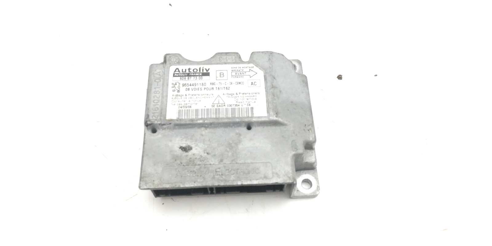 MERCEDES-BENZ 307 1 generation (2001-2008) Unitate de control SRS 606877300, 9654491180 18447105