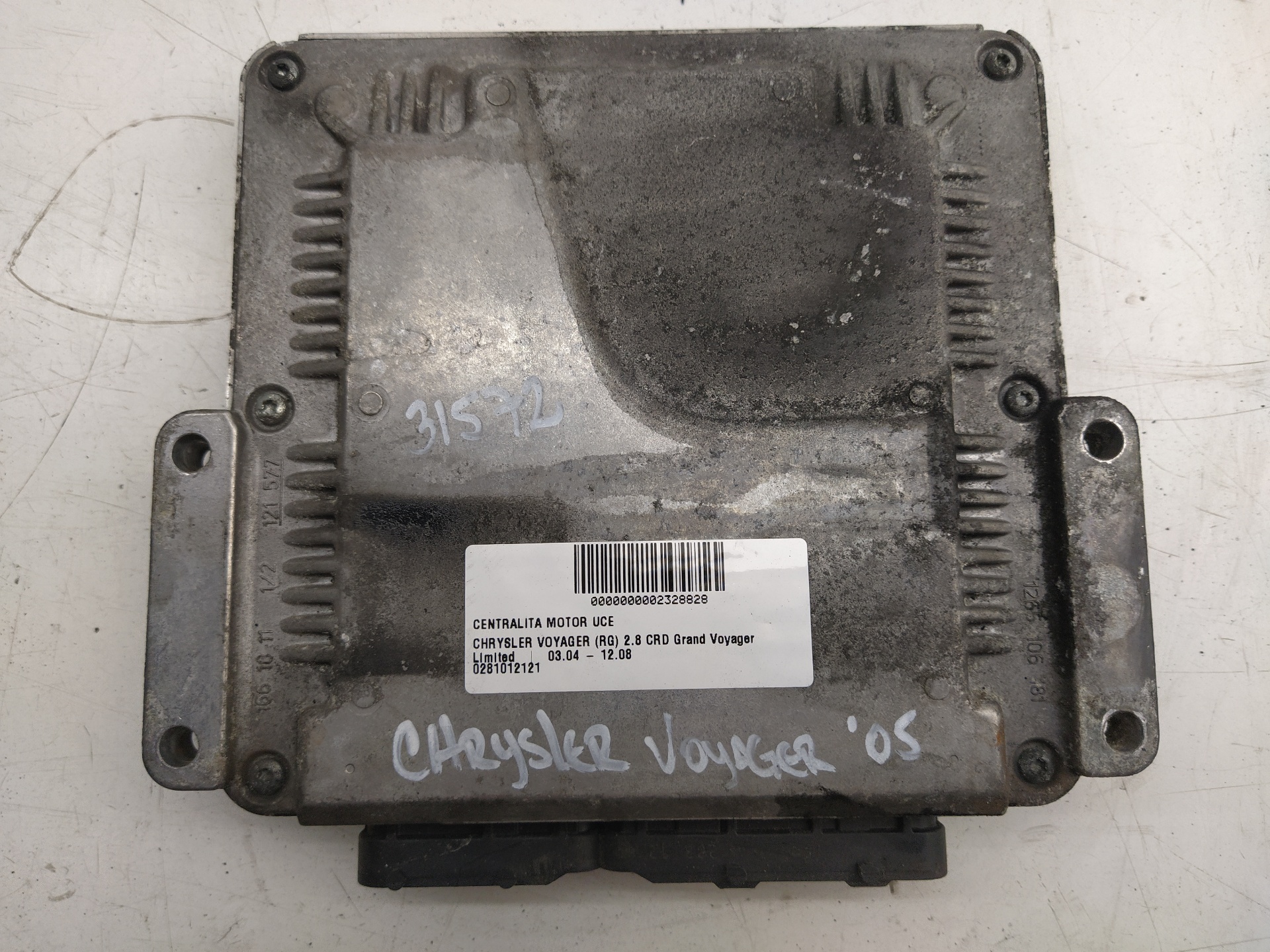 CHRYSLER Sebring 2 generation (2001-2007) Calculateur d'unité de commande du moteur 0281012121, P05094285AC 22628499