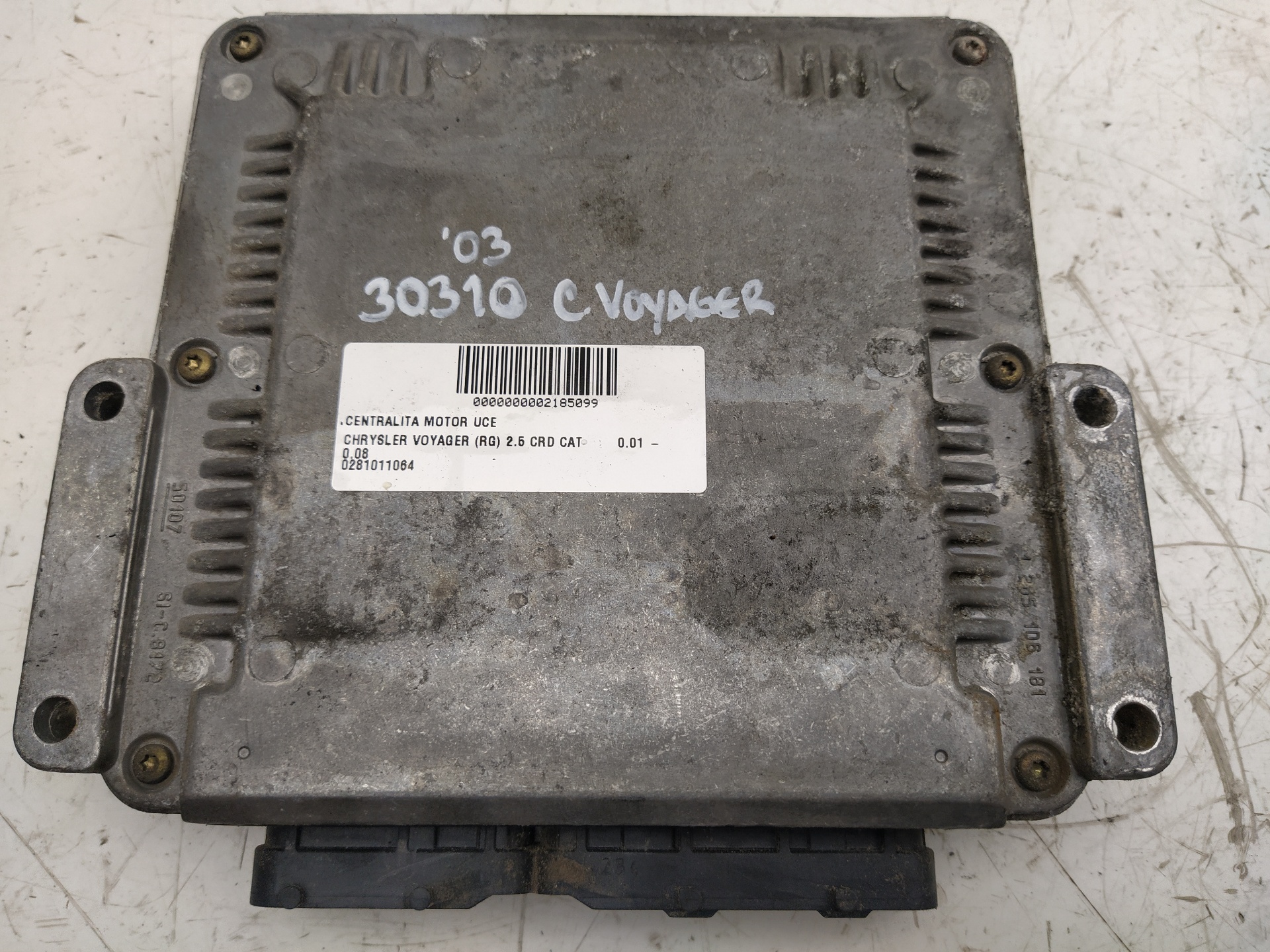 CHRYSLER Sebring 2 generation (2001-2007) Motorstyrenhet ECU 0281011064,P04727665AB 22288442