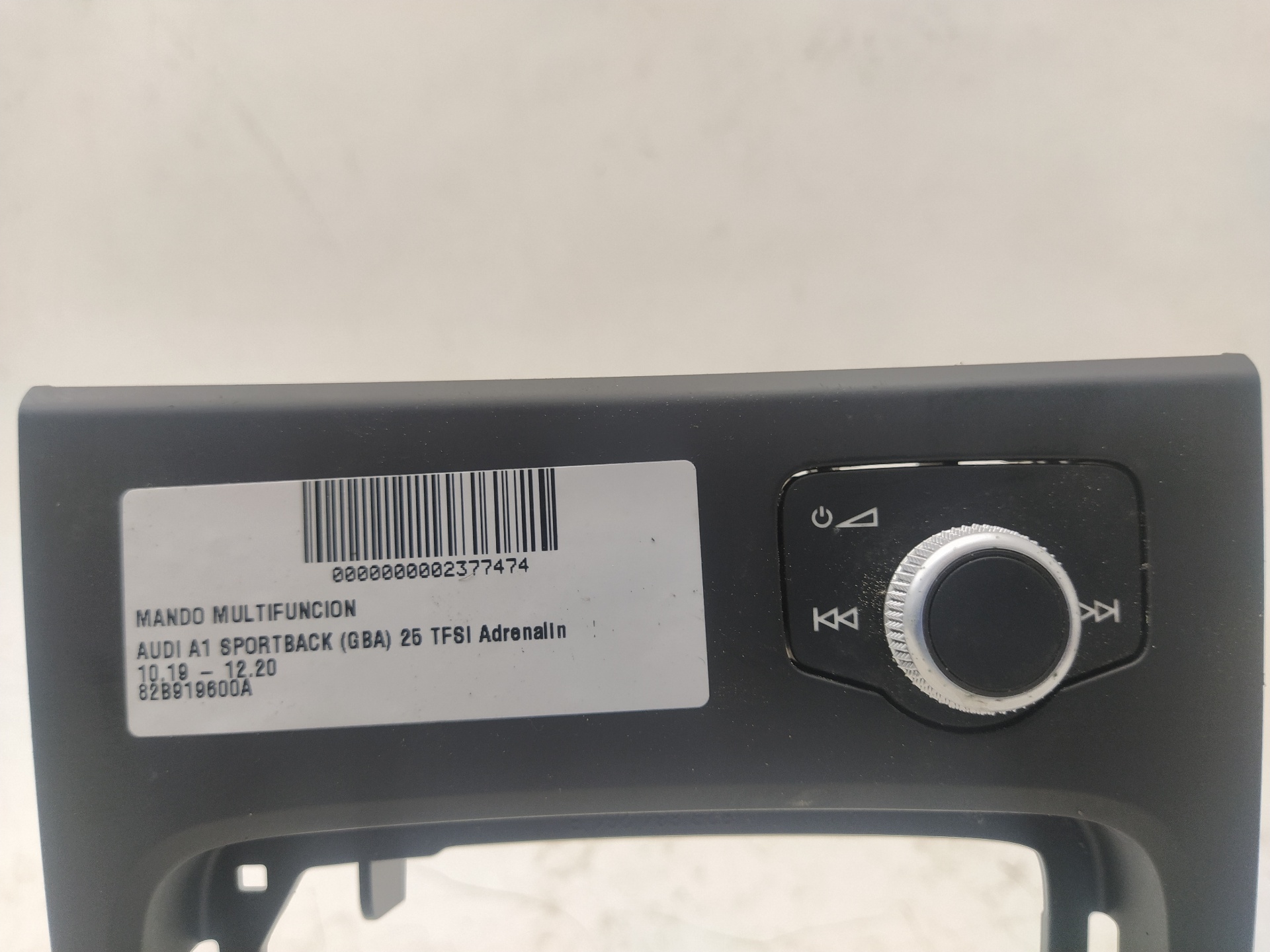 AUDI A1 GB (2018-2024) Switches 82B919600A, 1310201304 24603800